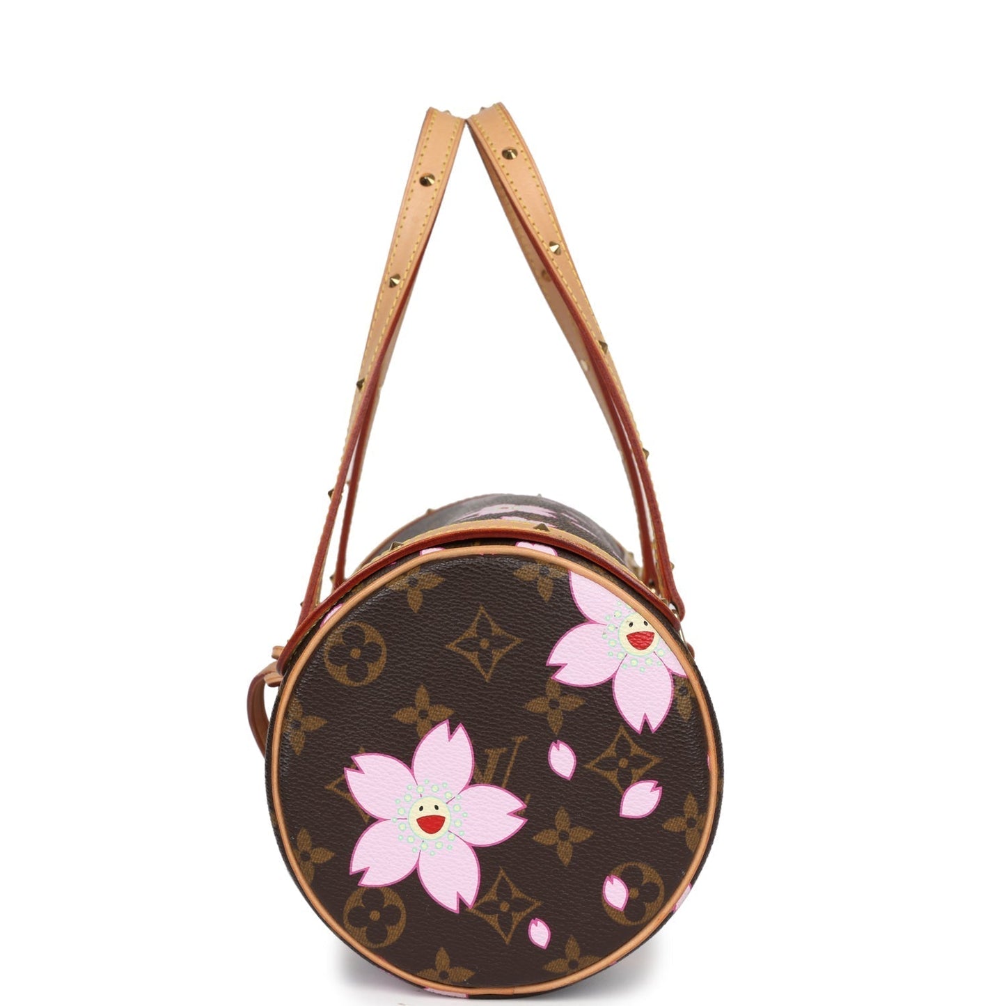 Louis Vuitton X Takashi Murakami Papillon Monogram Cherry Blossom Gold Hardware
