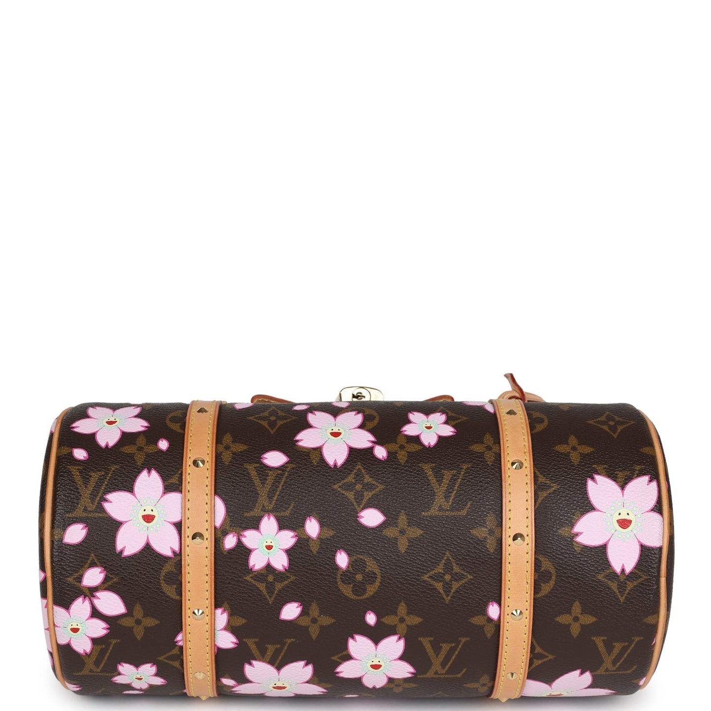 Louis Vuitton X Takashi Murakami Papillon Monogram Cherry Blossom Gold Hardware