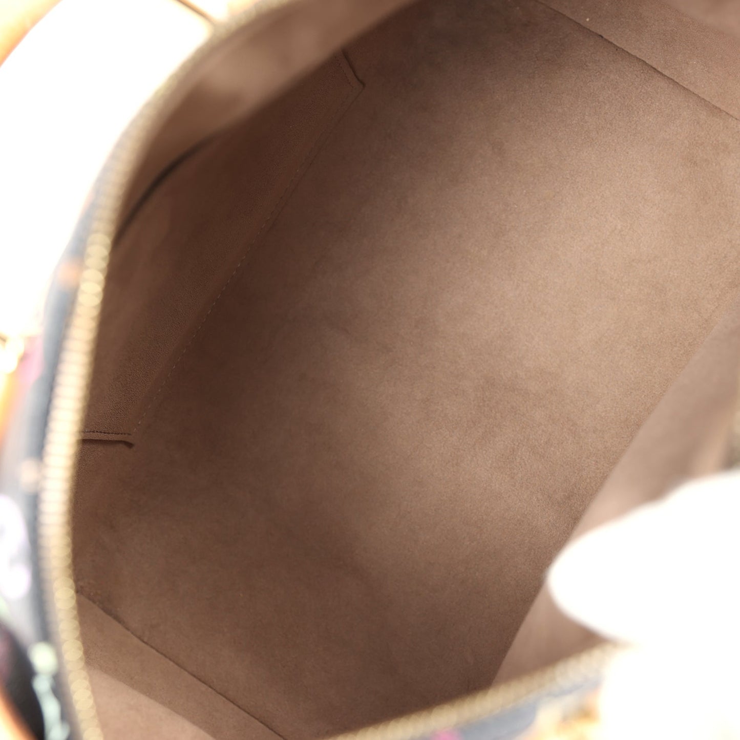 Louis Vuitton x Takashi Murakami Speedy 30 Black Multicolored Monogram Gold Hardware