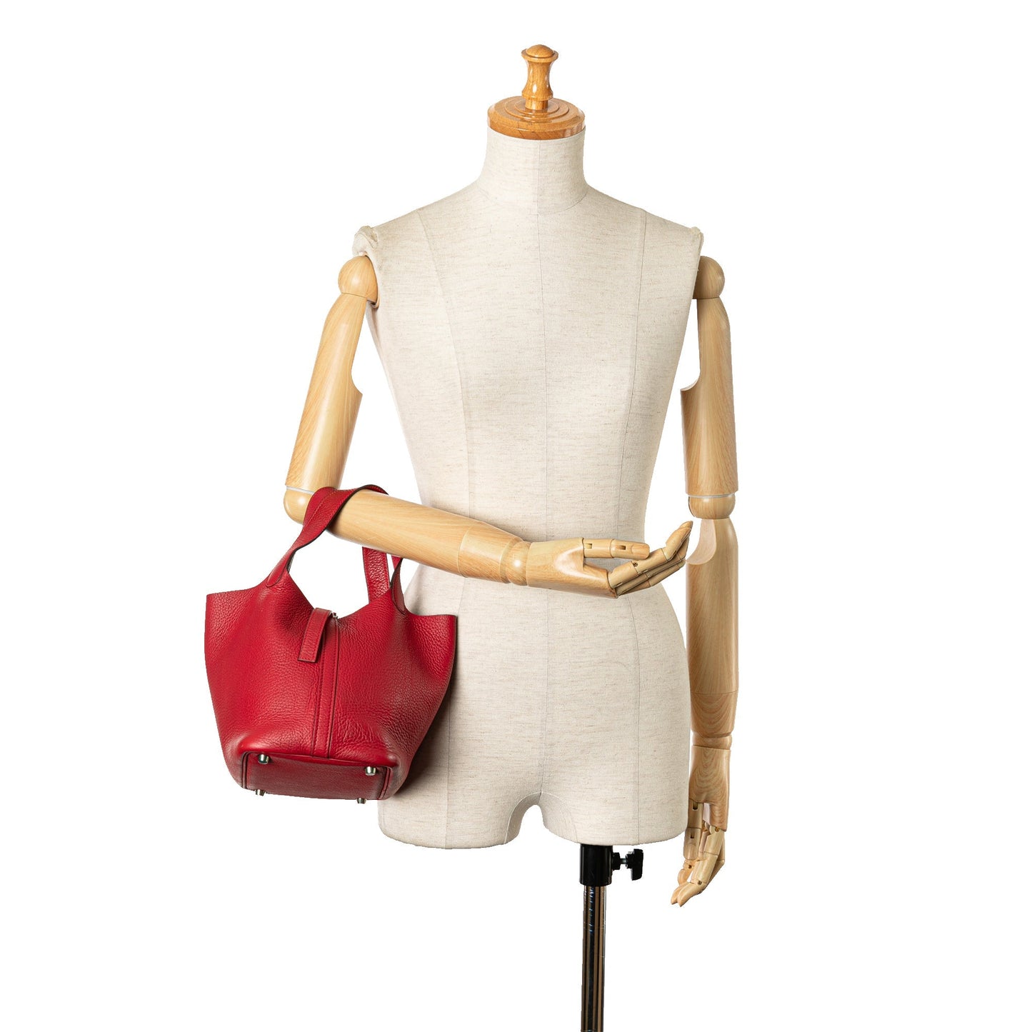 Hermès Clemence Picotin 18 Red