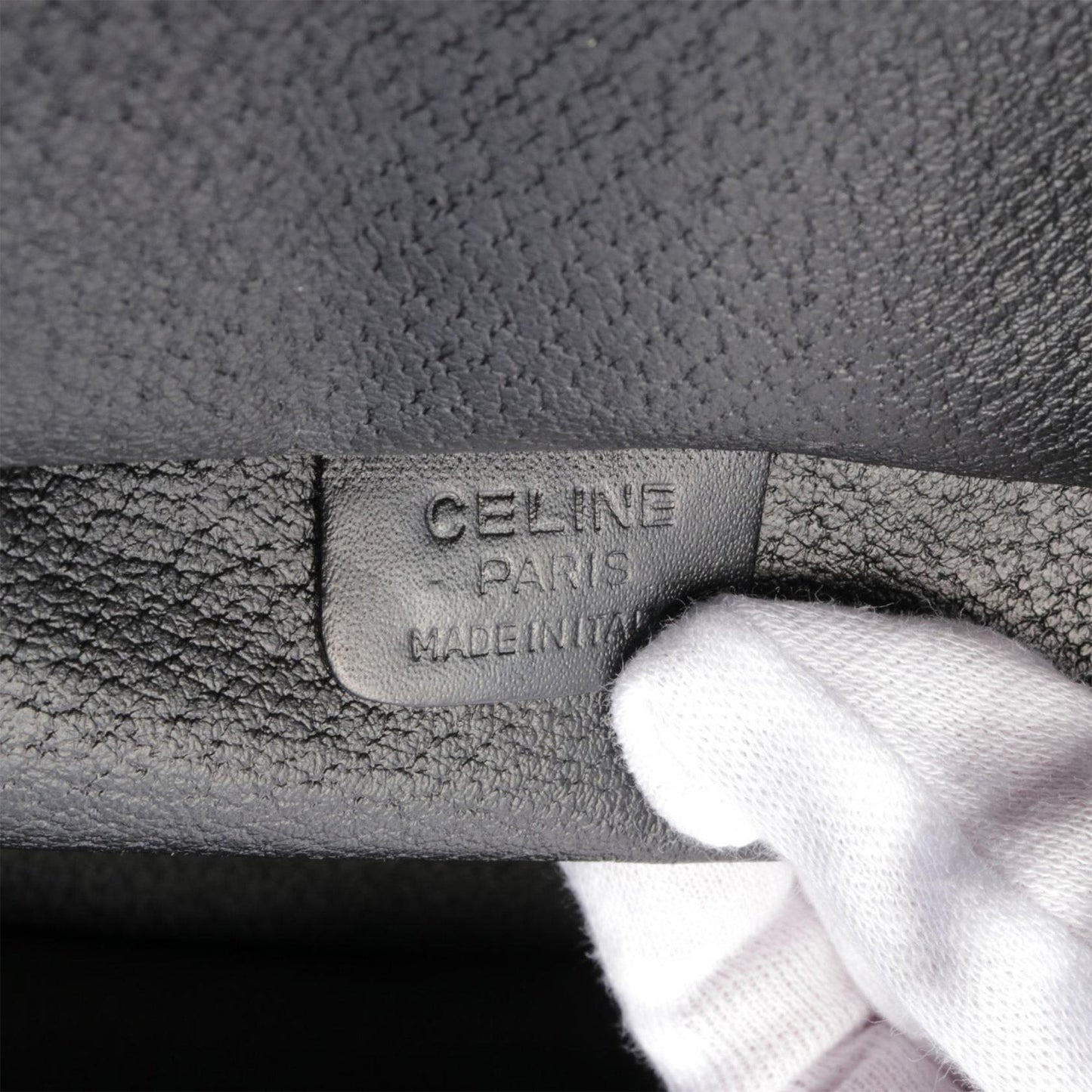 Celine Macadam Coated Canvas Double Zip Vanity Bag Brown