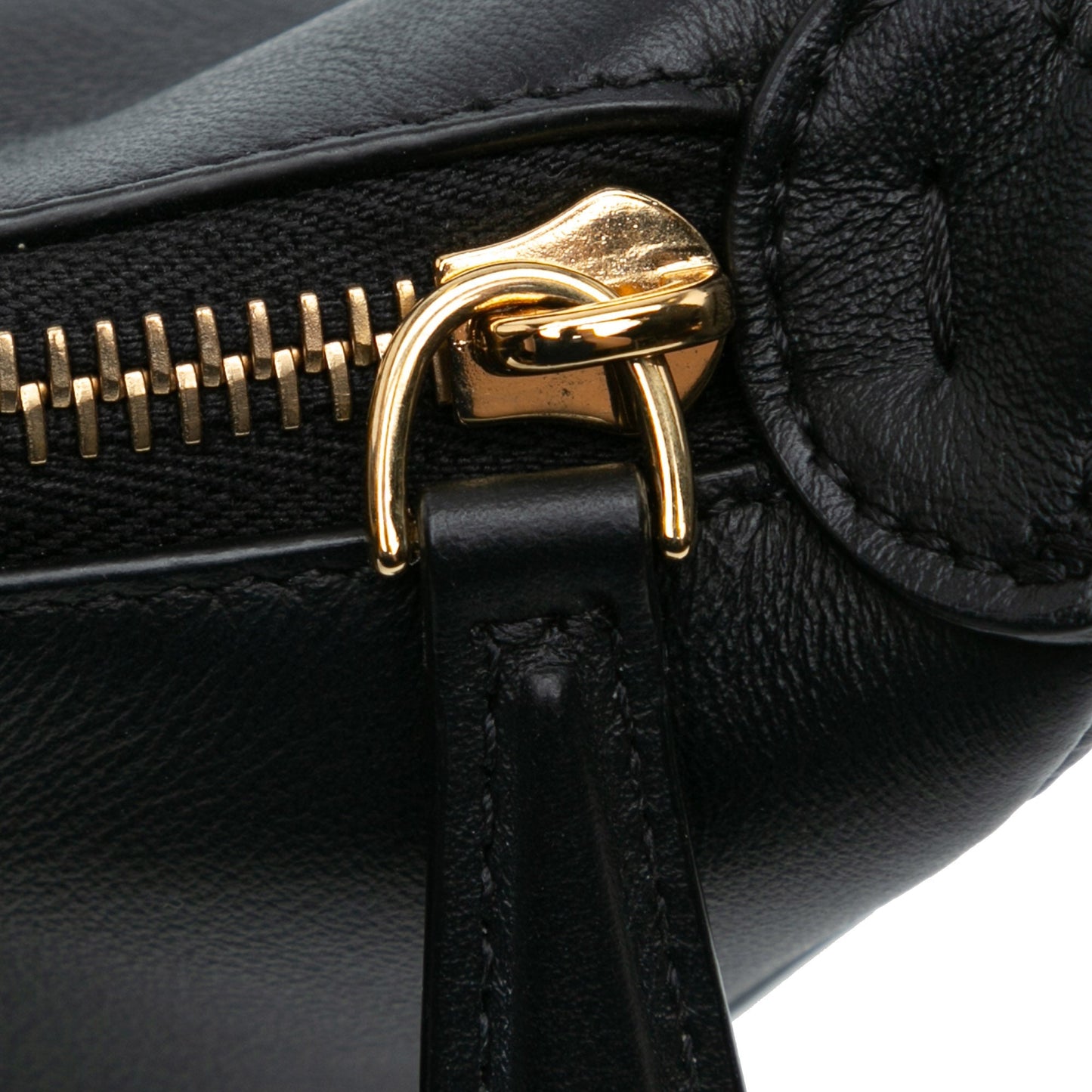 Fendi Medium Leather Fendigraphy Hobo Black
