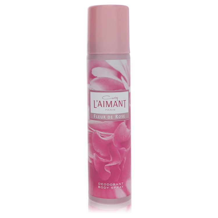 L'aimant Fleur Rose by Coty-Deodorant Spray 2.5 oz