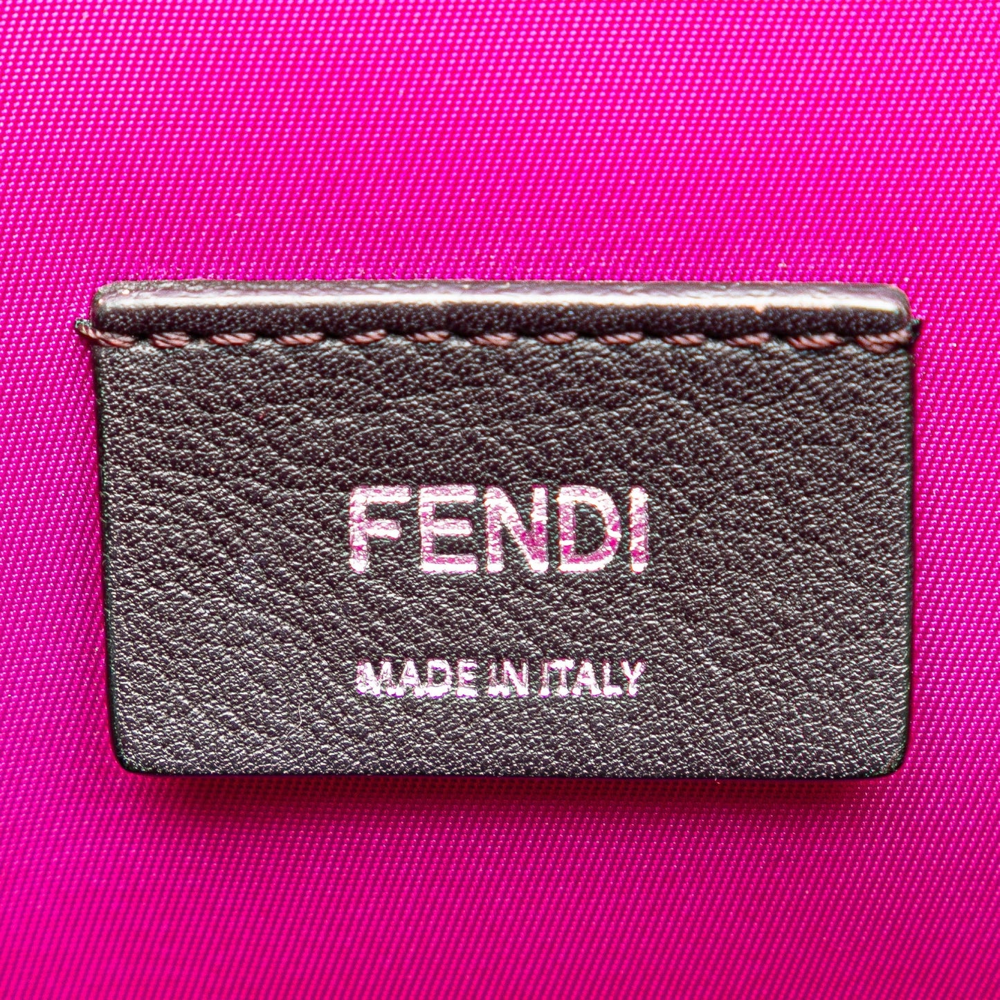 Fendi Medium Zucca Canvas Sunshine Shopper Tote Purple