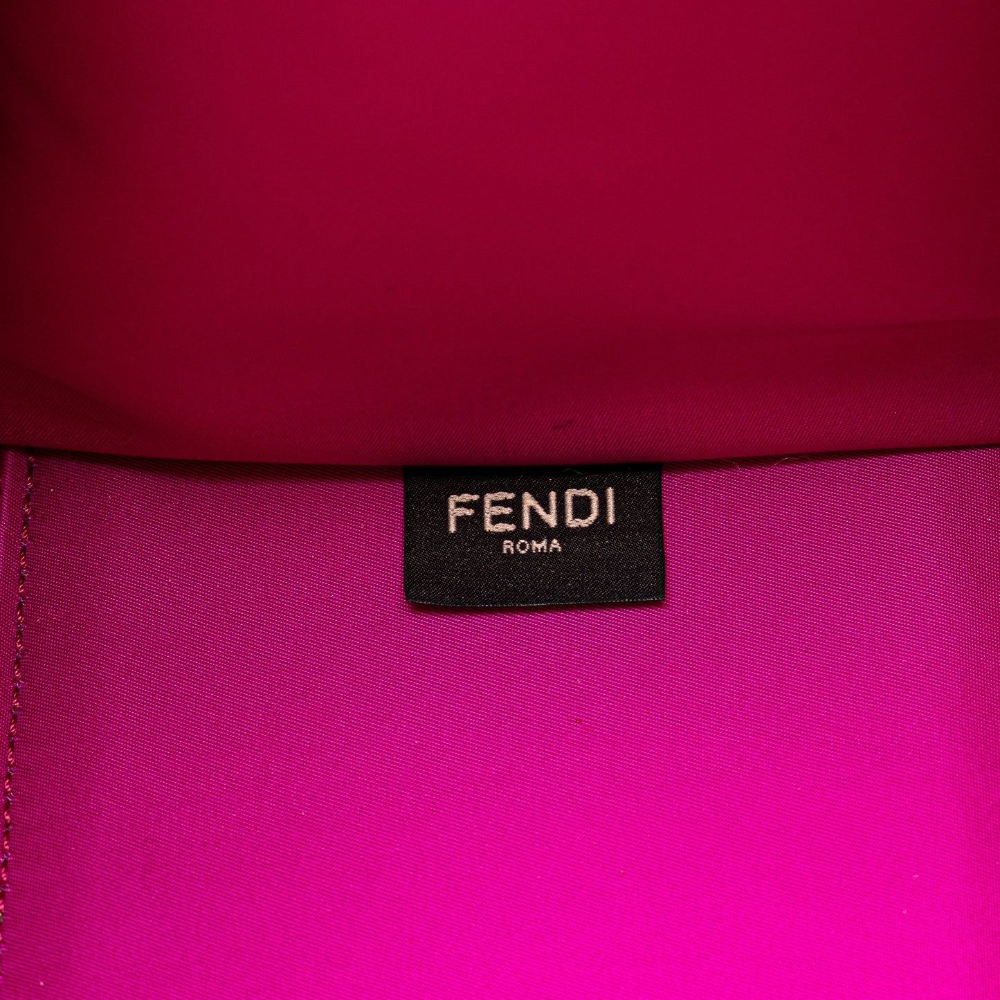 Fendi Medium Zucca Canvas Sunshine Shopper Tote Purple