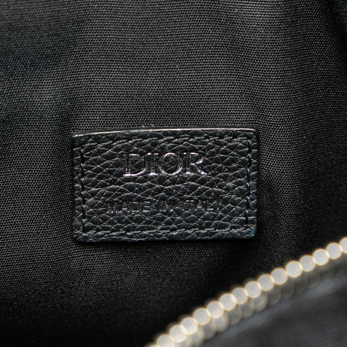 Dior Oblique Canvas Saddle Crossbody Black