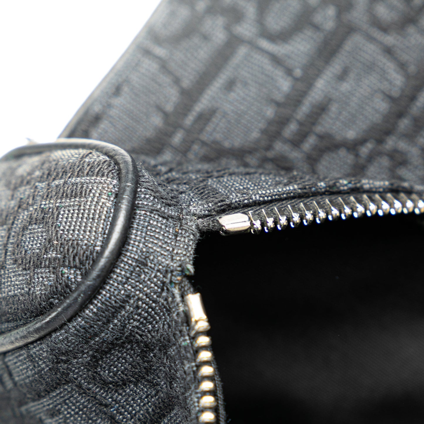 Dior Oblique Canvas Saddle Crossbody Black