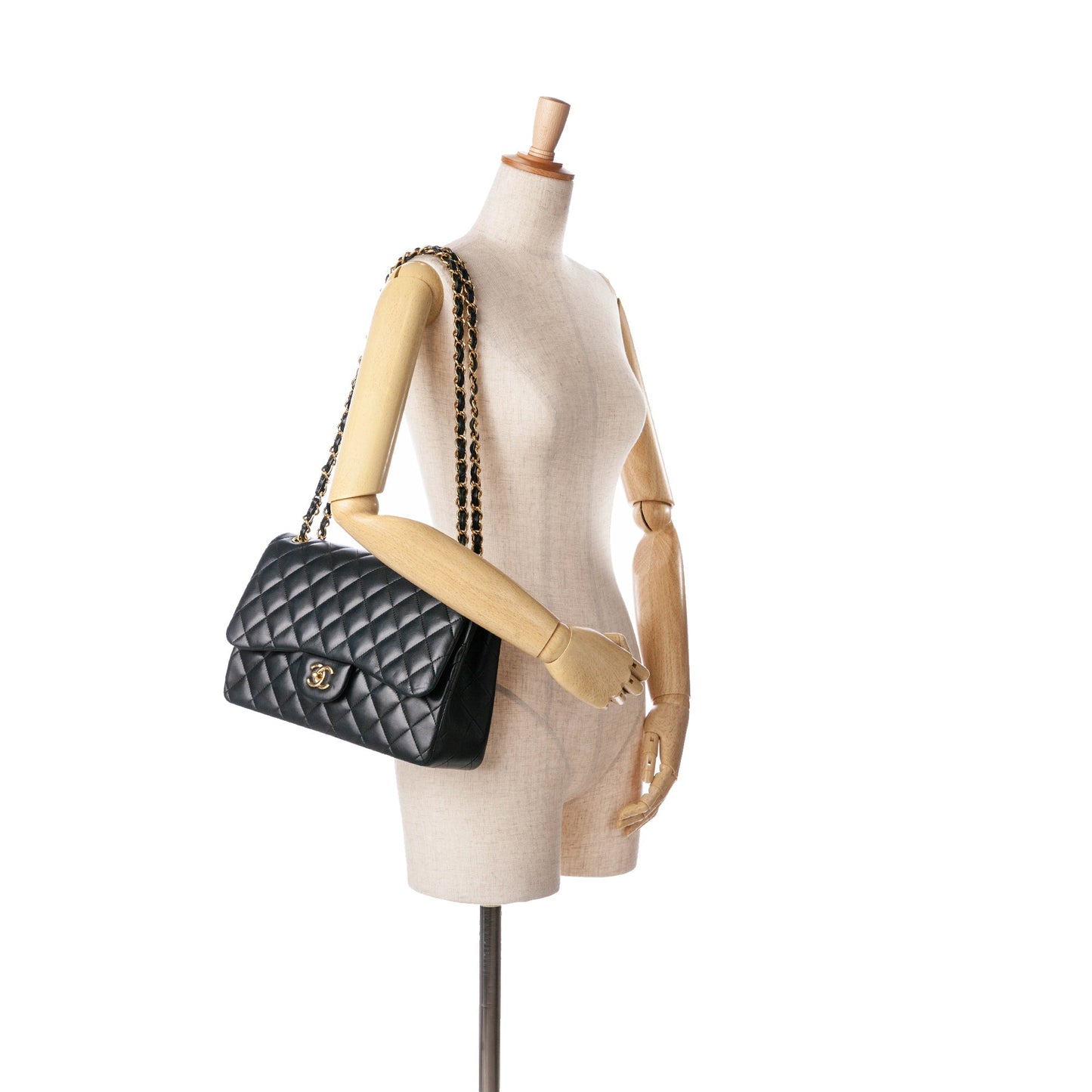 Chanel Jumbo Classic Lambskin Double Flap Black