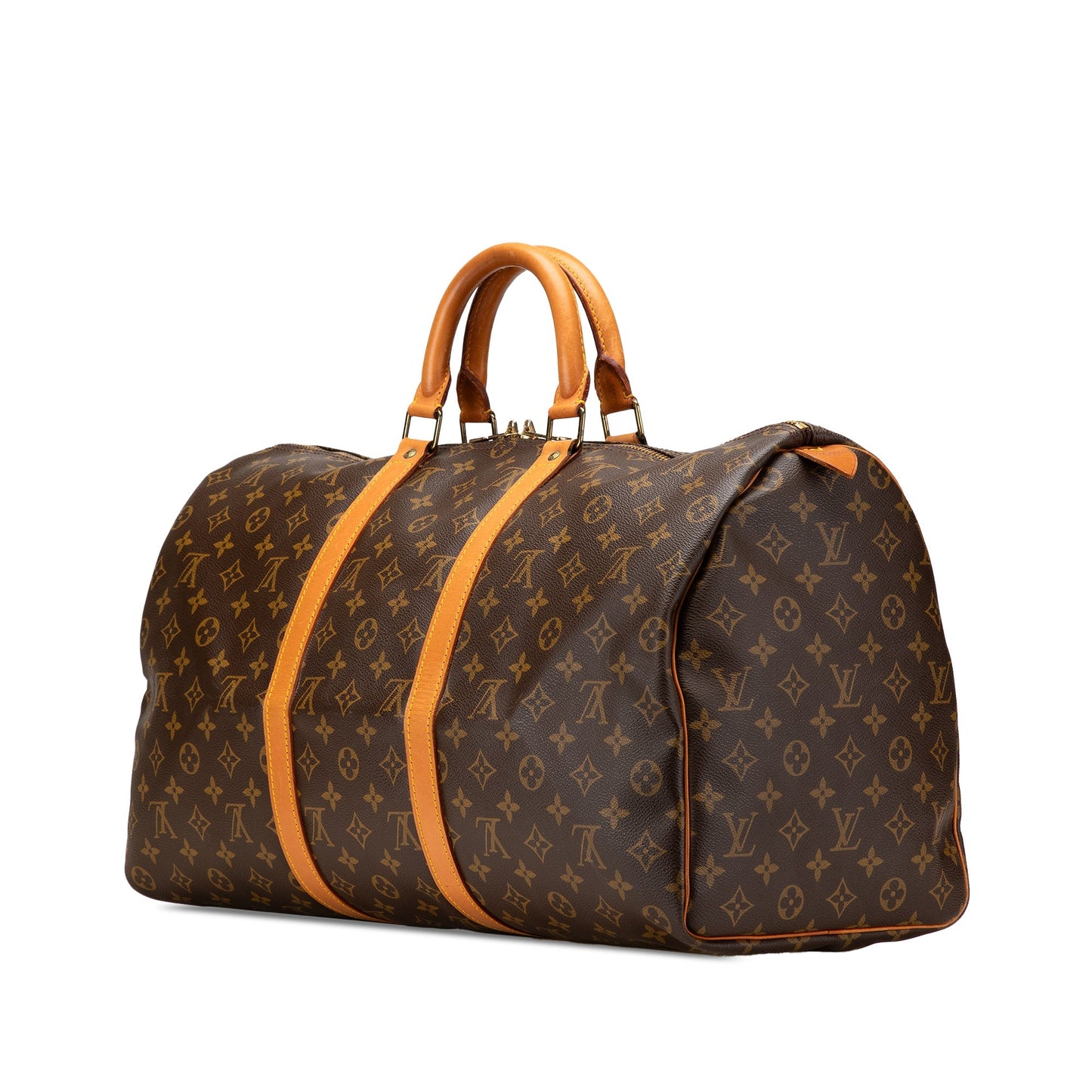 Louis Vuitton Monogram Keepall 50 Brown