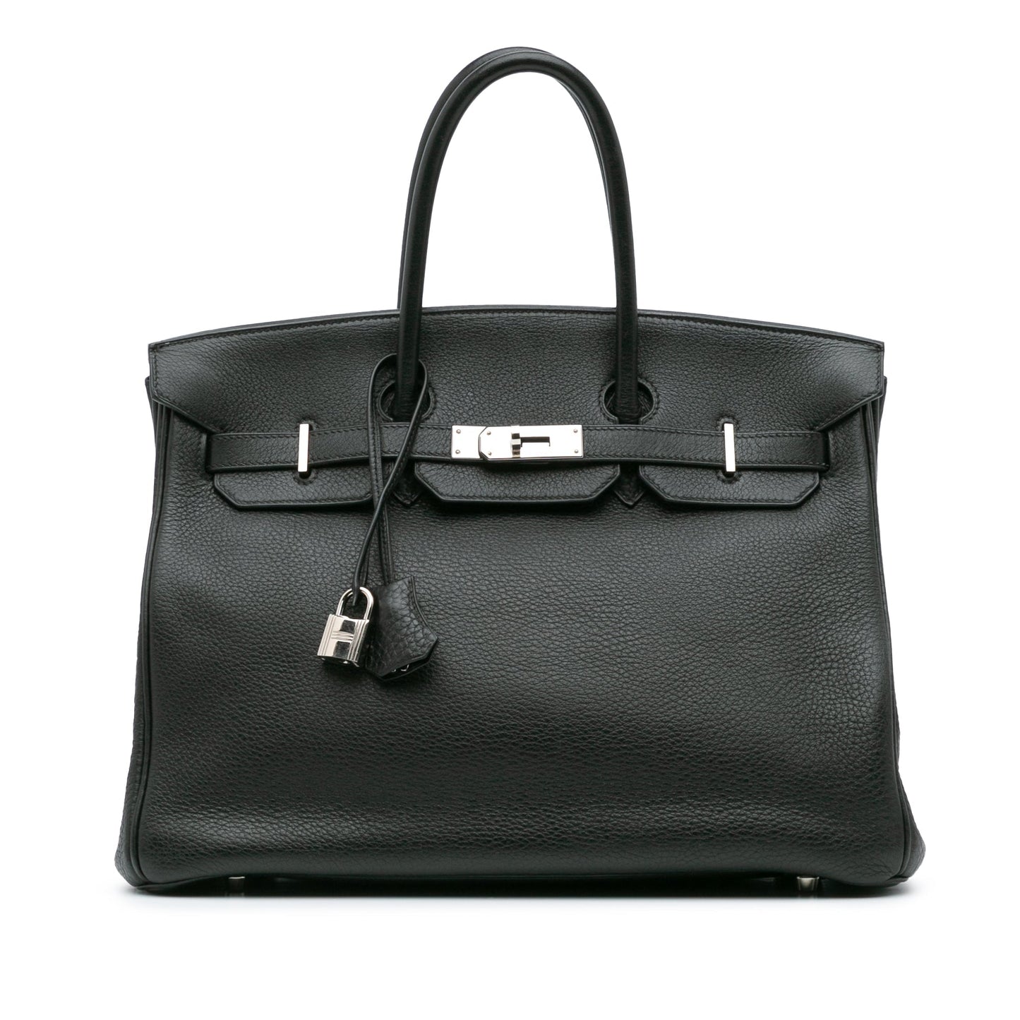 Hermès Clemence Birkin Retourne 35 Black