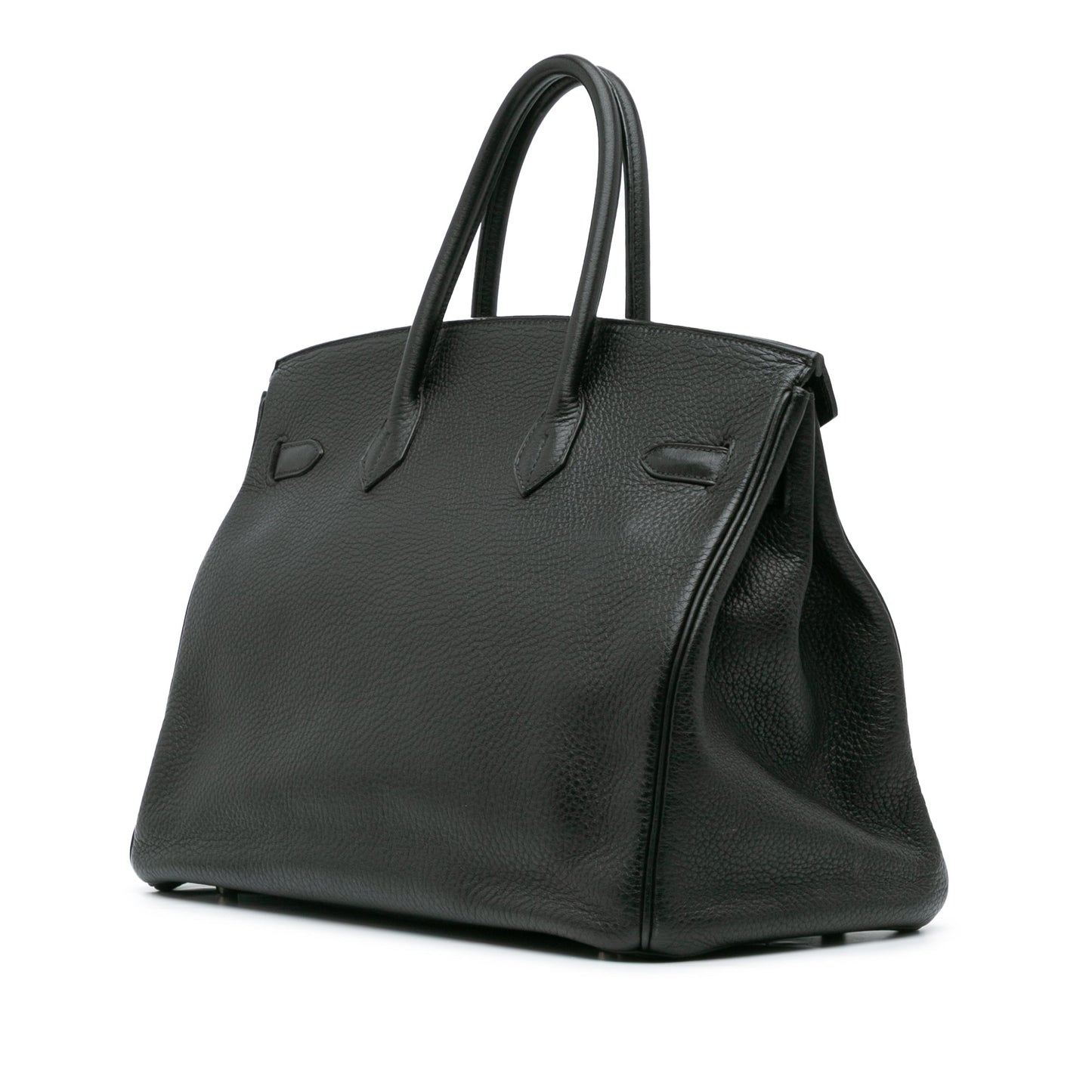 Hermès Clemence Birkin Retourne 35 Black