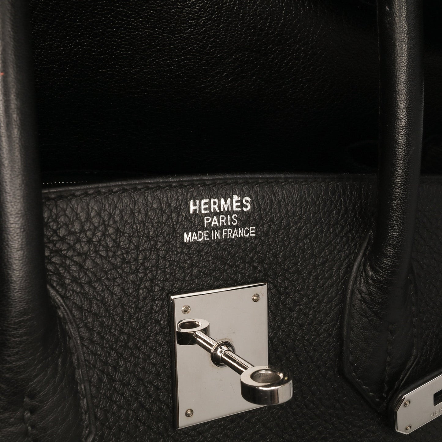 Hermès Clemence Birkin Retourne 35 Black