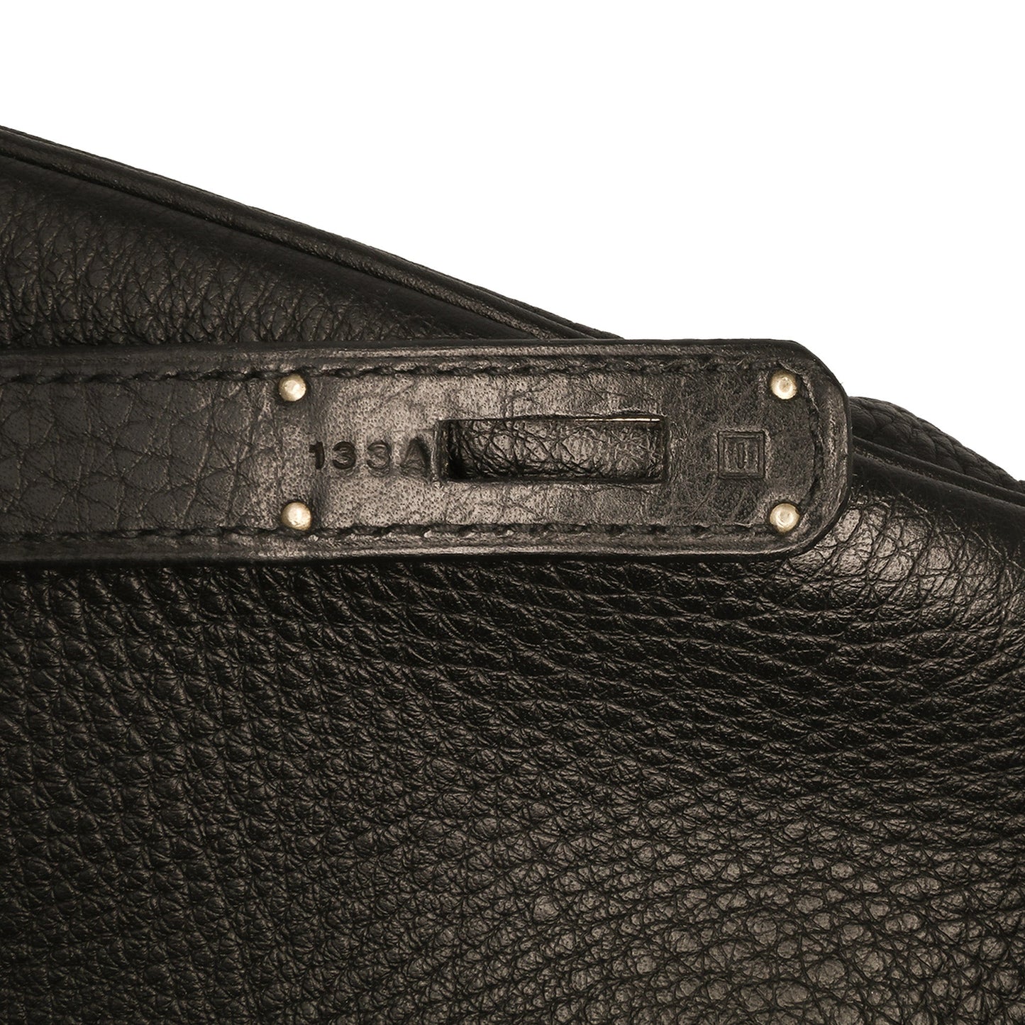 Hermès Clemence Birkin Retourne 35 Black