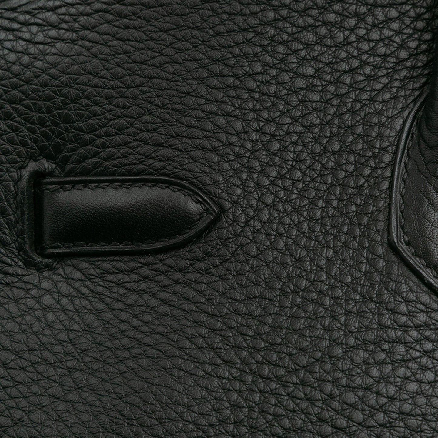 Hermès Clemence Birkin Retourne 35 Black