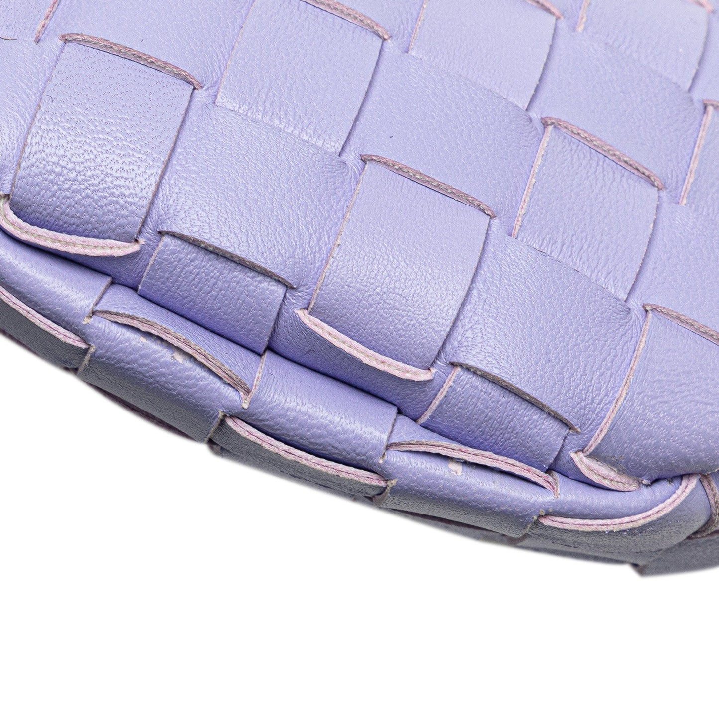 Bottega Veneta Baby Lambskin Intrecciato Sardine Bag Purple