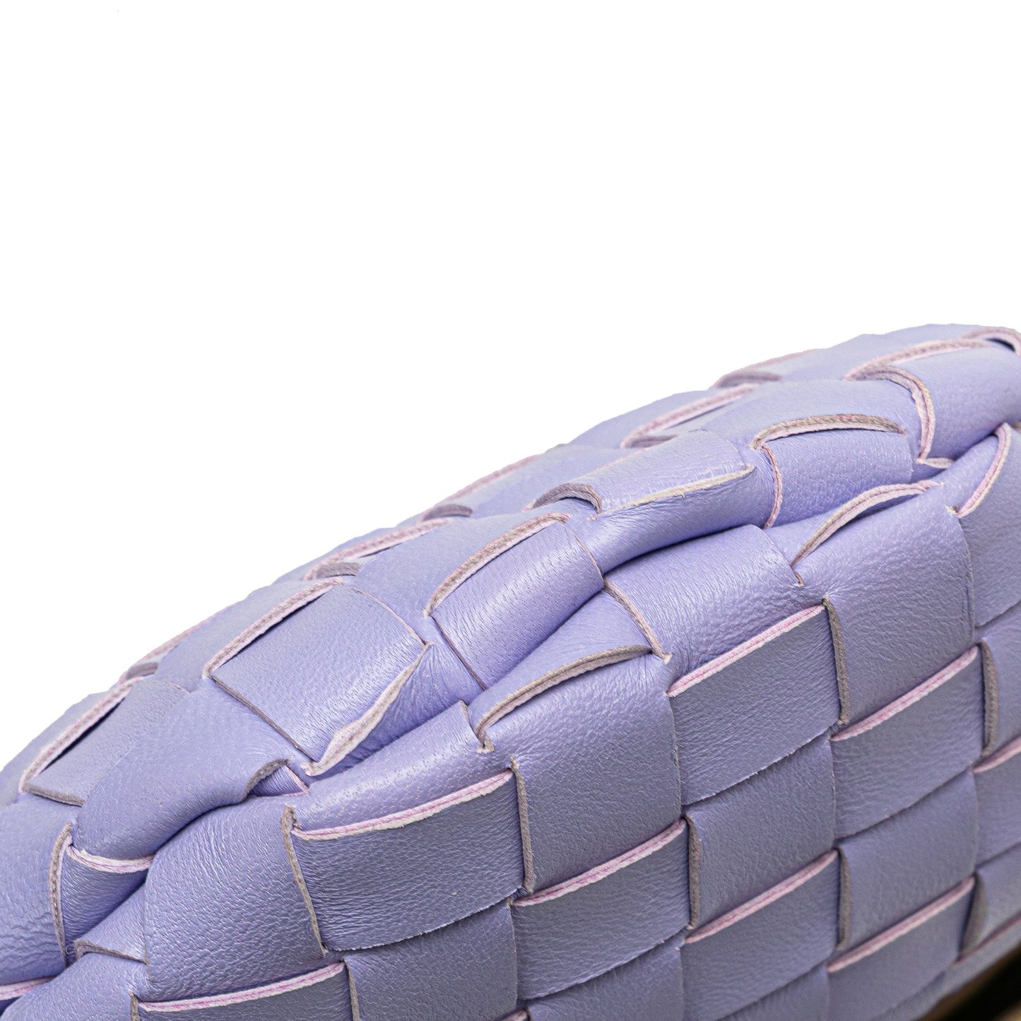 Bottega Veneta Baby Lambskin Intrecciato Sardine Bag Purple