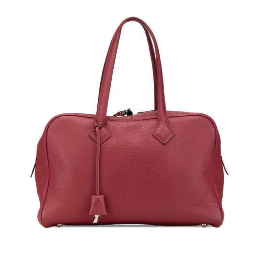 Hermès Clemence Victoria II 35 Red