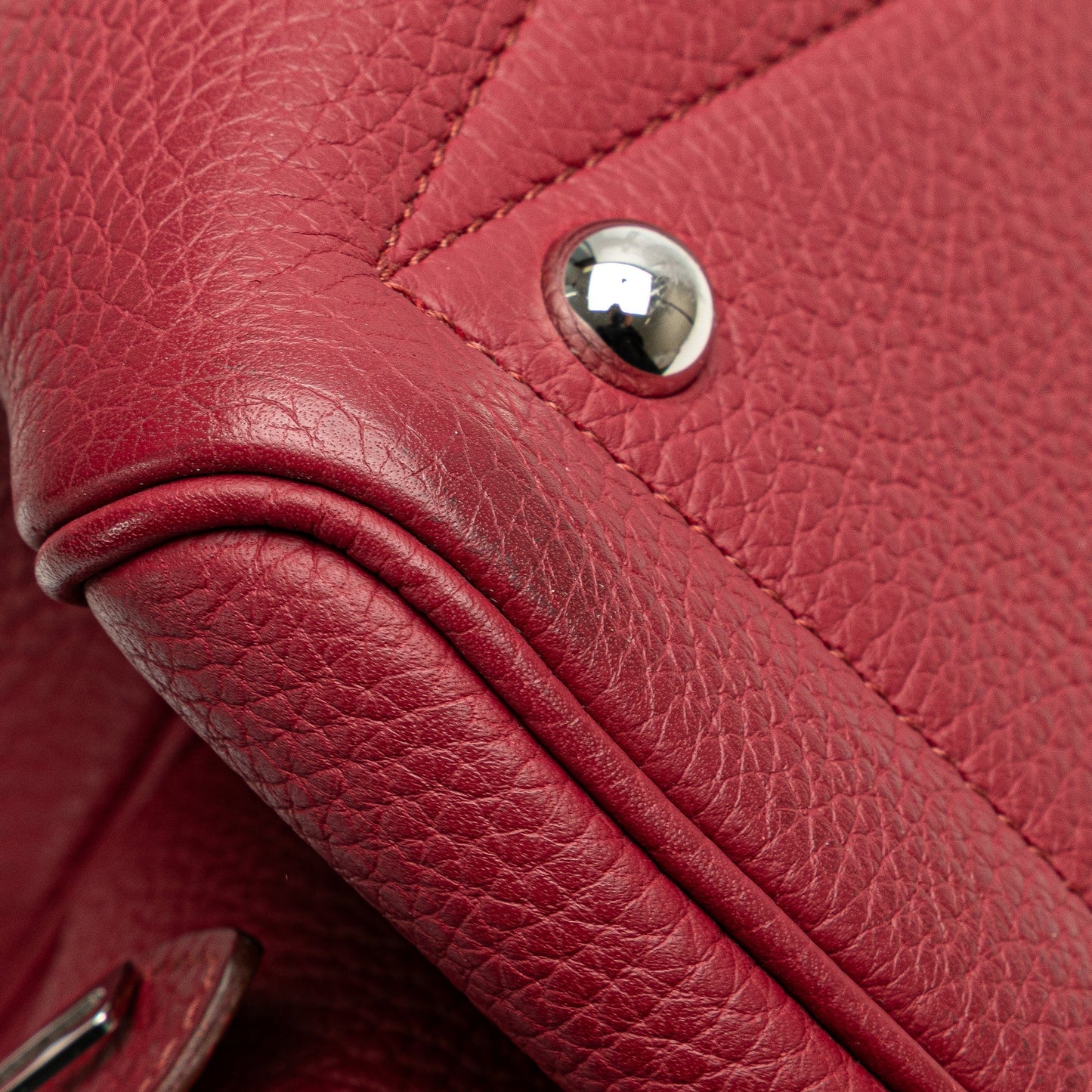 Hermès Clemence Victoria II 35 Red