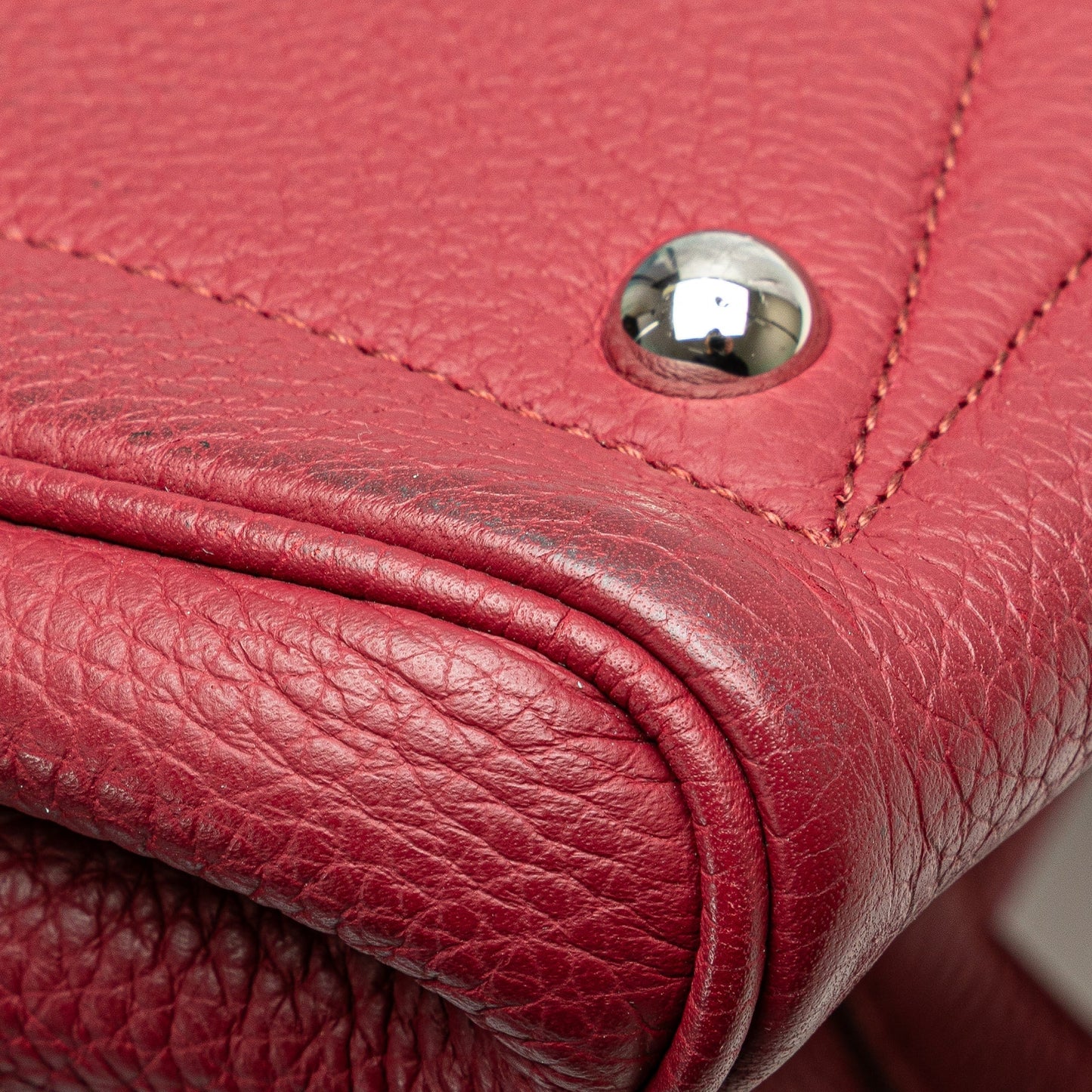 Hermès Clemence Victoria II 35 Red