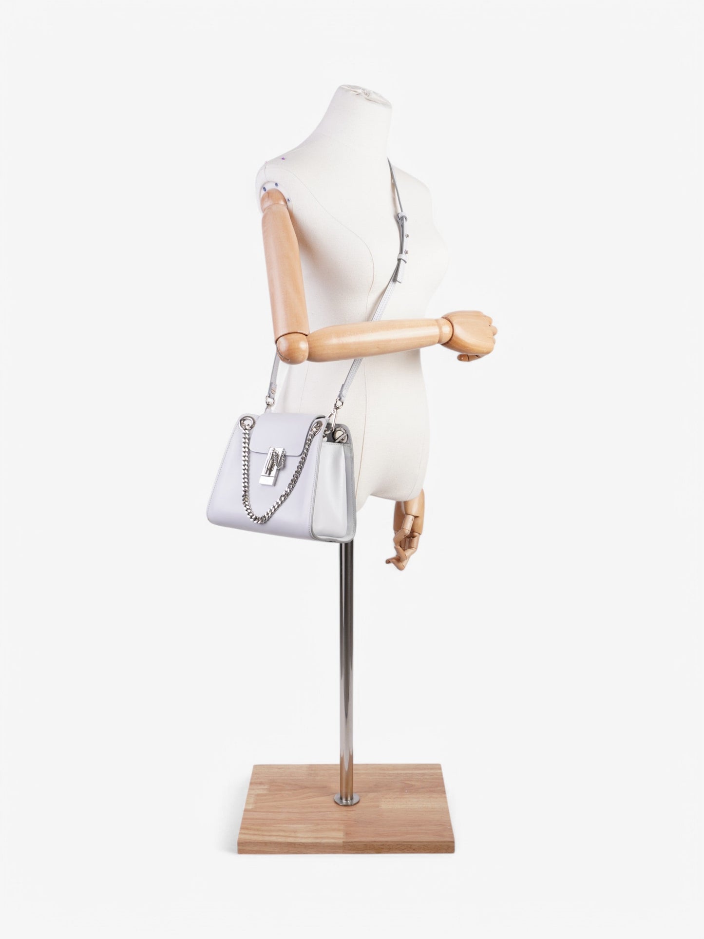 Chloe Drew Bijou Grey Leather