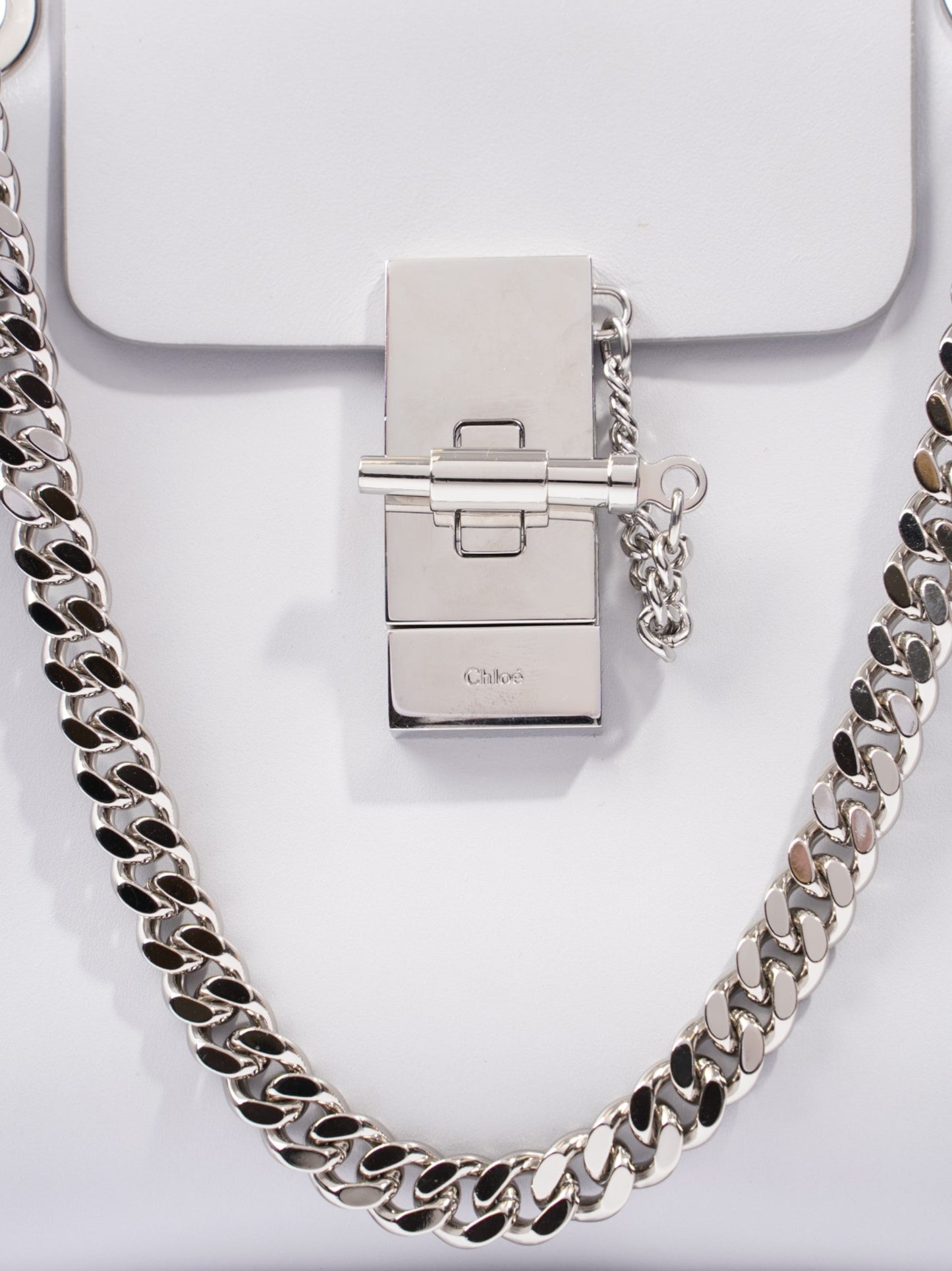 Chloe Drew Bijou Grey Leather