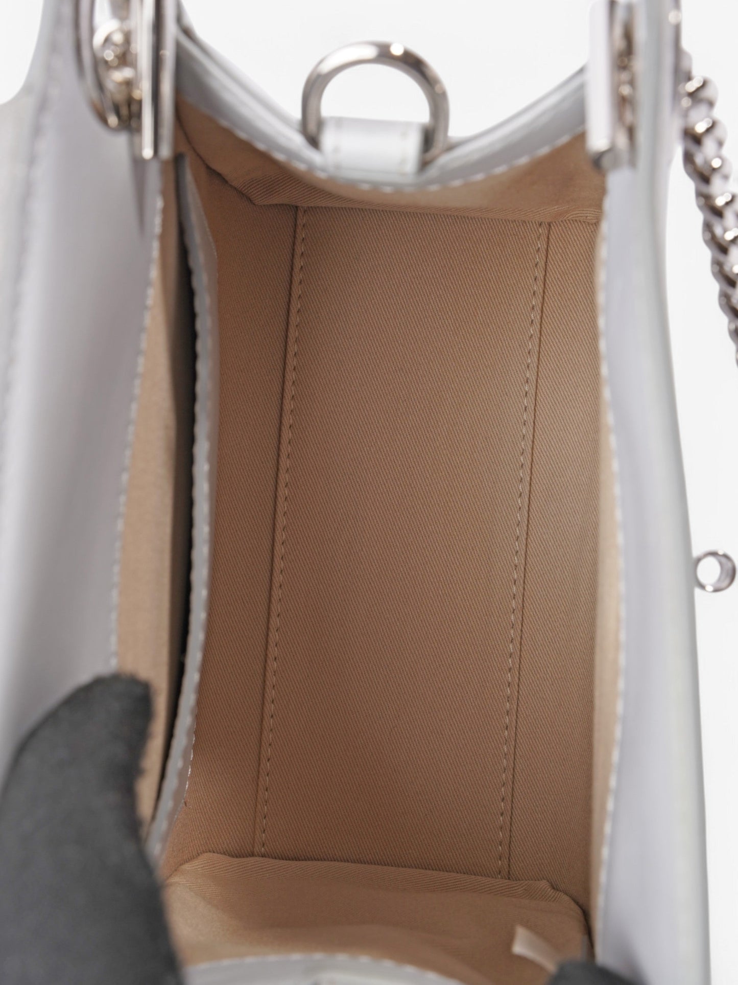 Chloe Drew Bijou Grey Leather