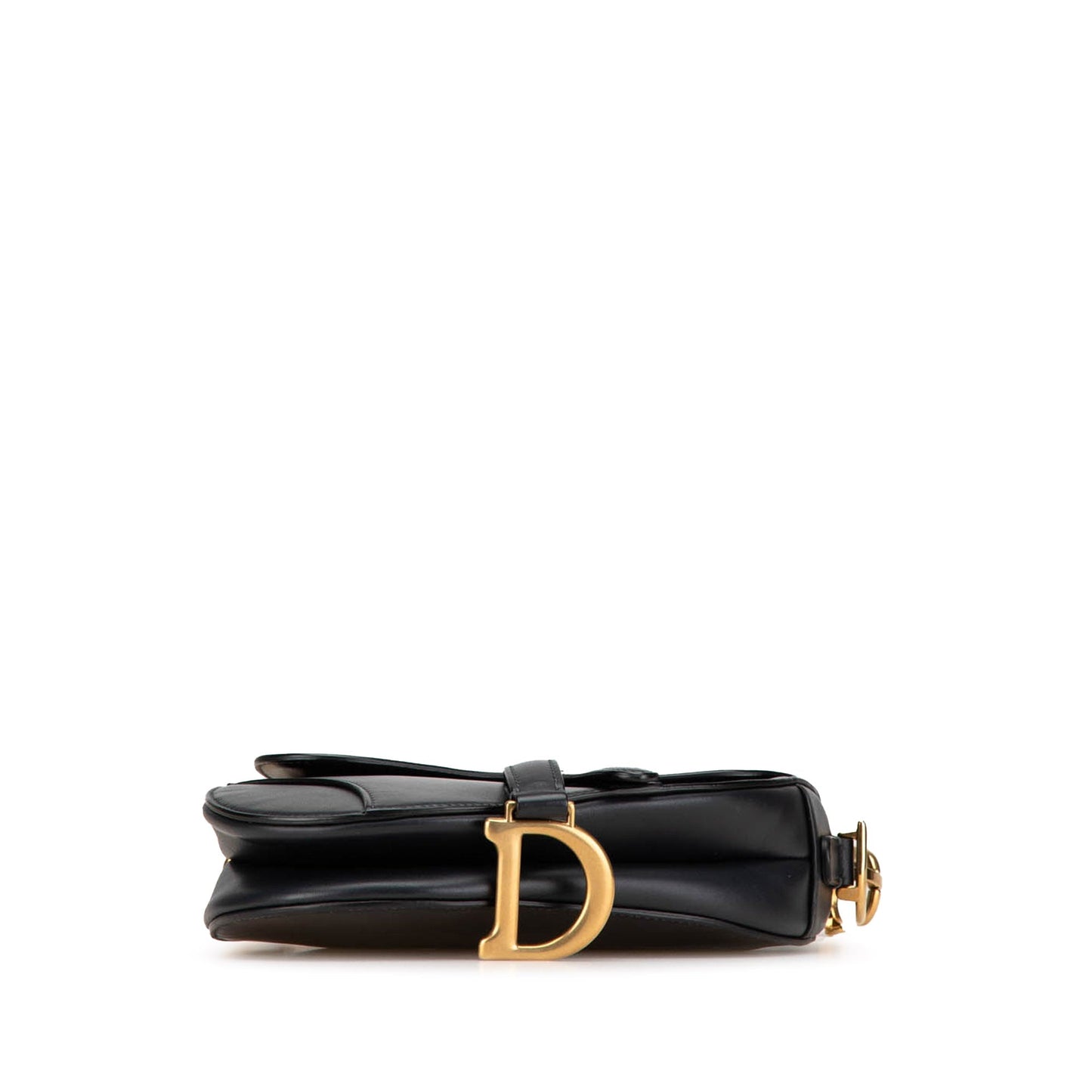 Dior Mini Leather Saddle Black