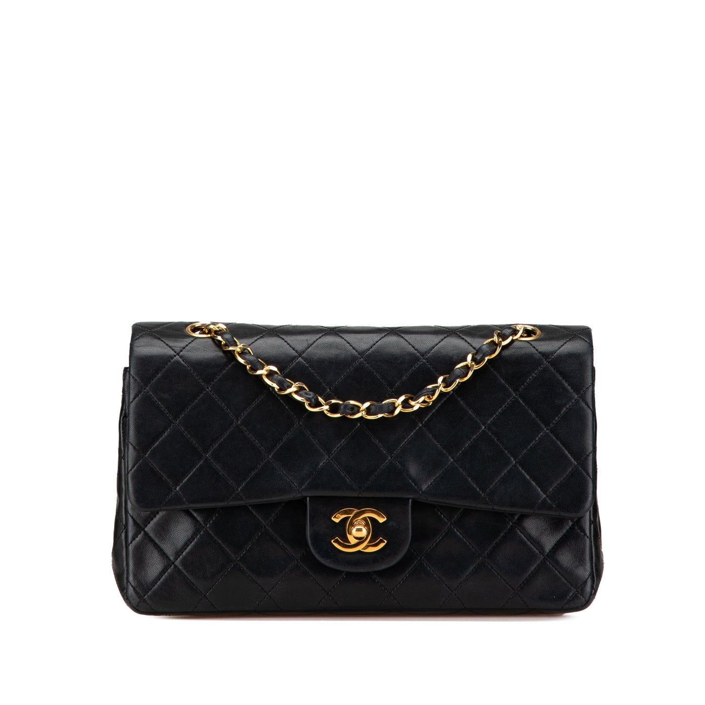 Chanel Medium Classic Lambskin Double Flap Black