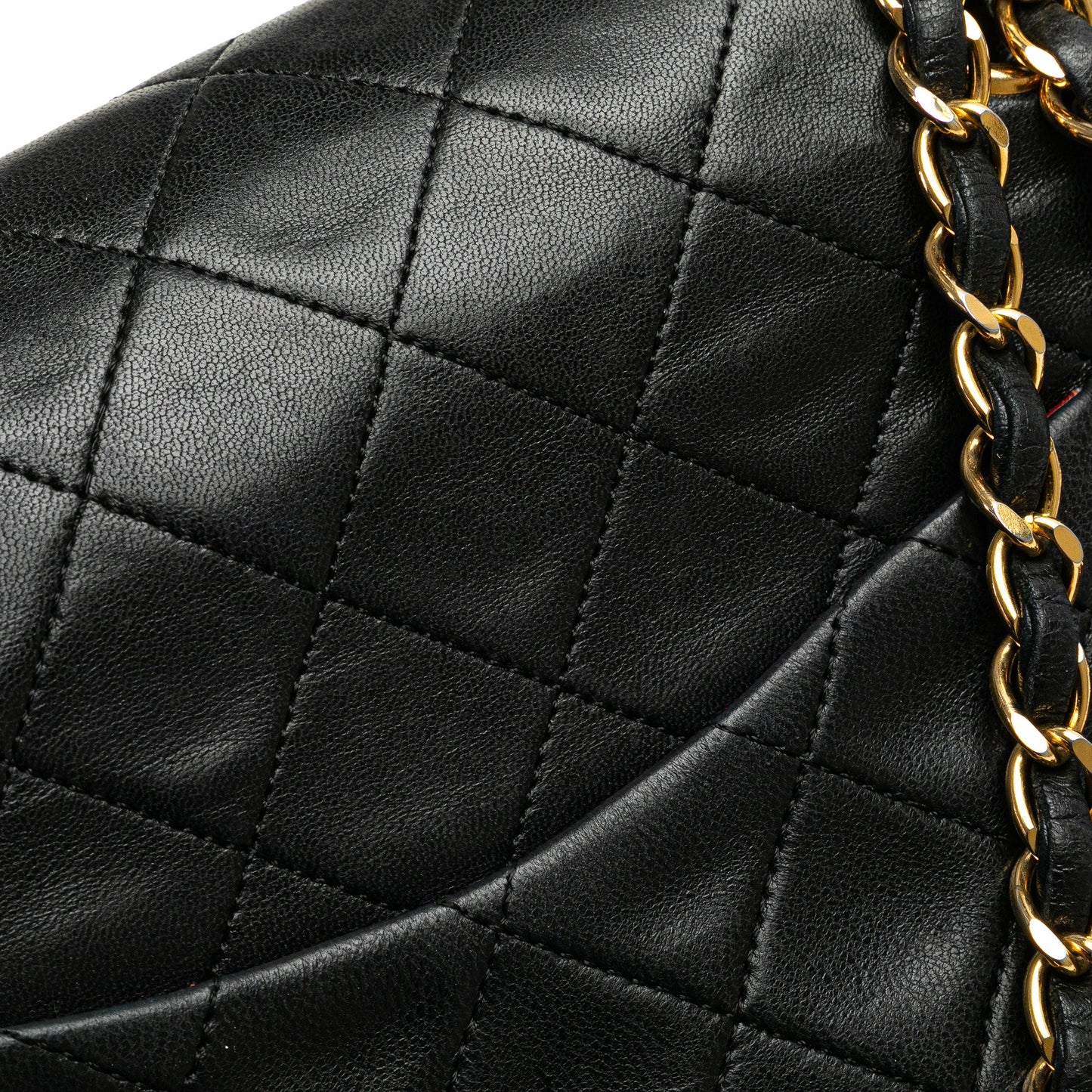 Chanel Medium Classic Lambskin Double Flap Black