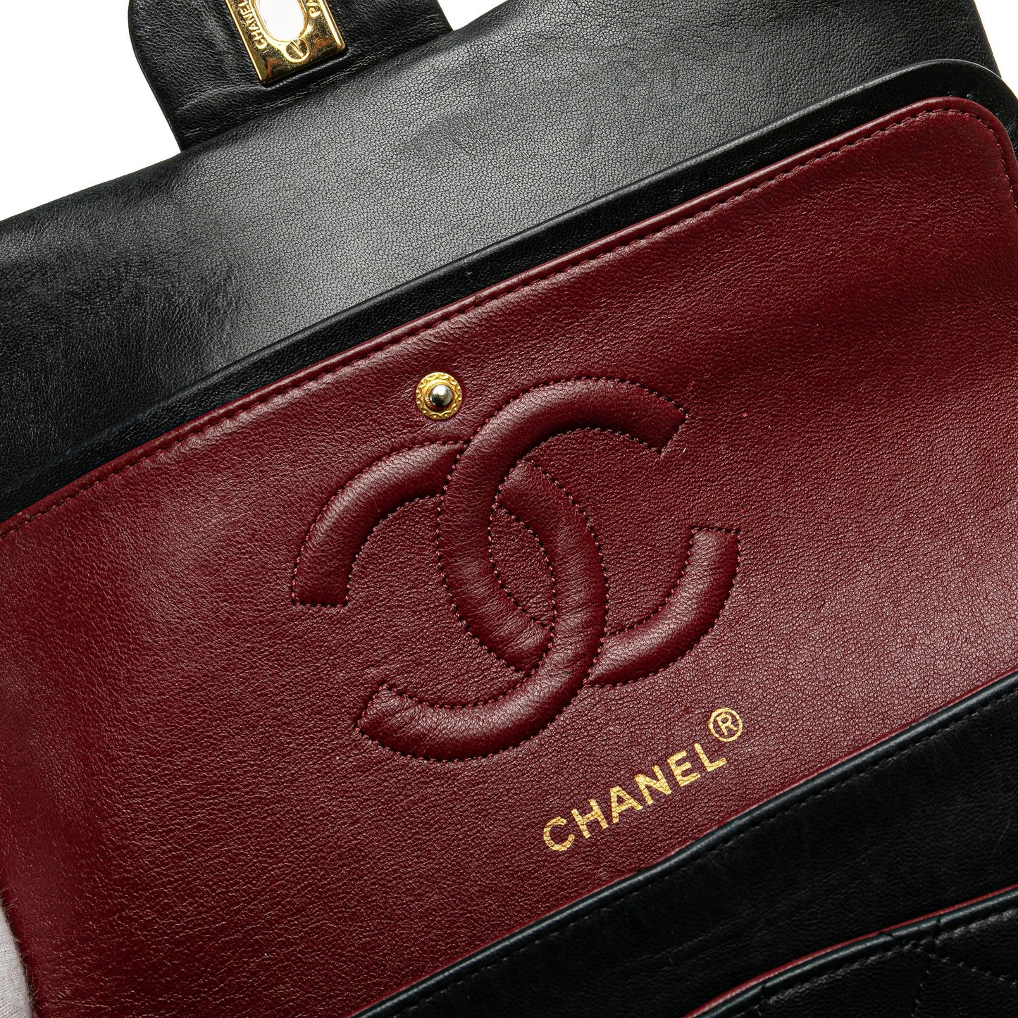 Chanel Medium Classic Lambskin Double Flap Black