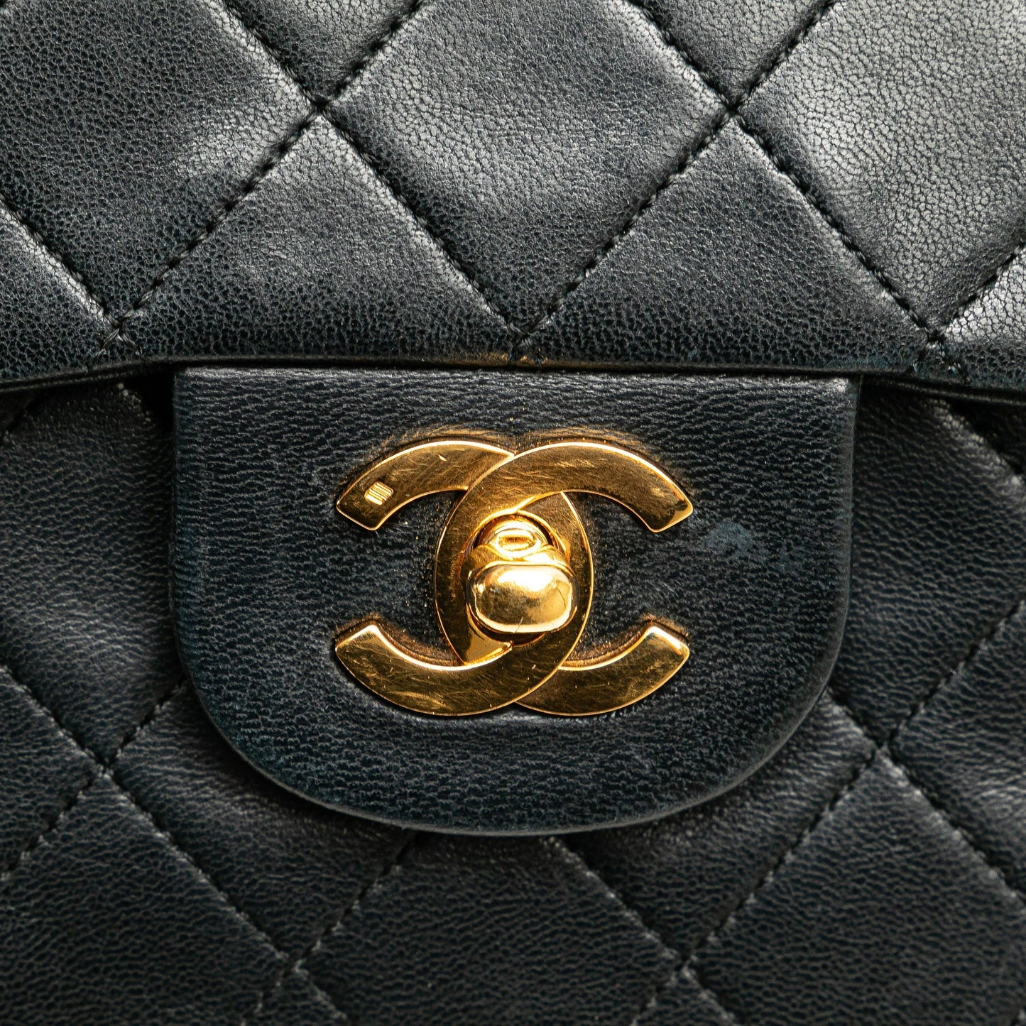 Chanel Medium Classic Lambskin Double Flap Black