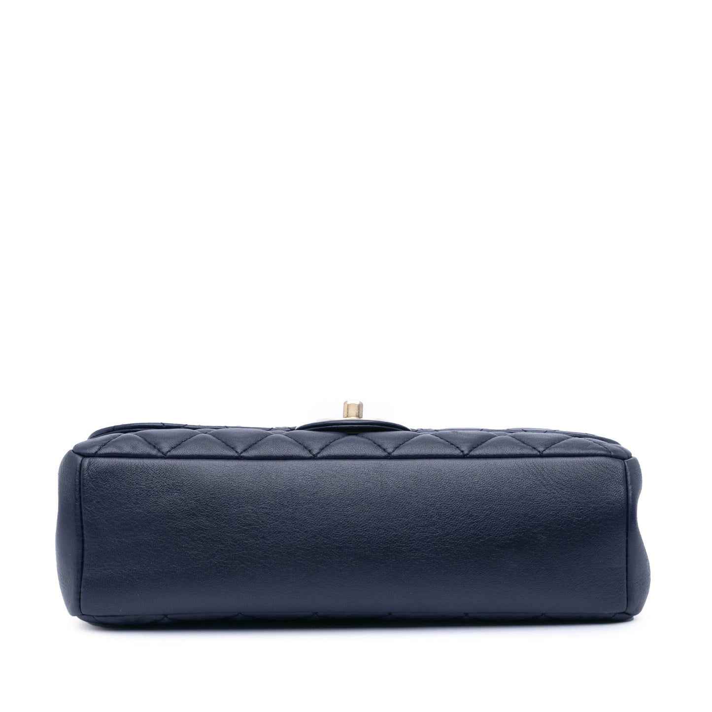 Chanel Medium Quilted Lambskin Mademoiselle Chic Flap Blue