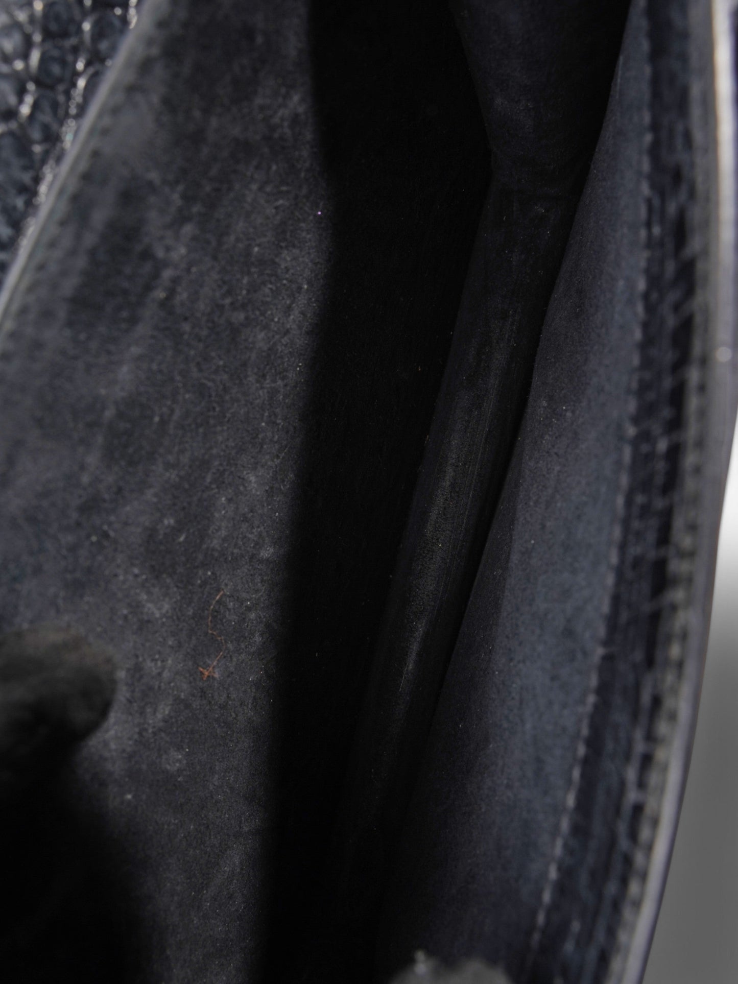 Saint Laurent Sunset Black Embossed Leather Medium