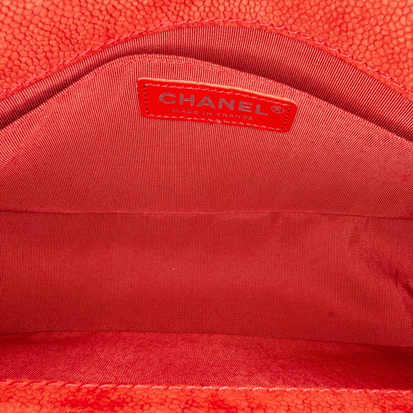 Chanel Medium Caviar Boy Flap Bag Red