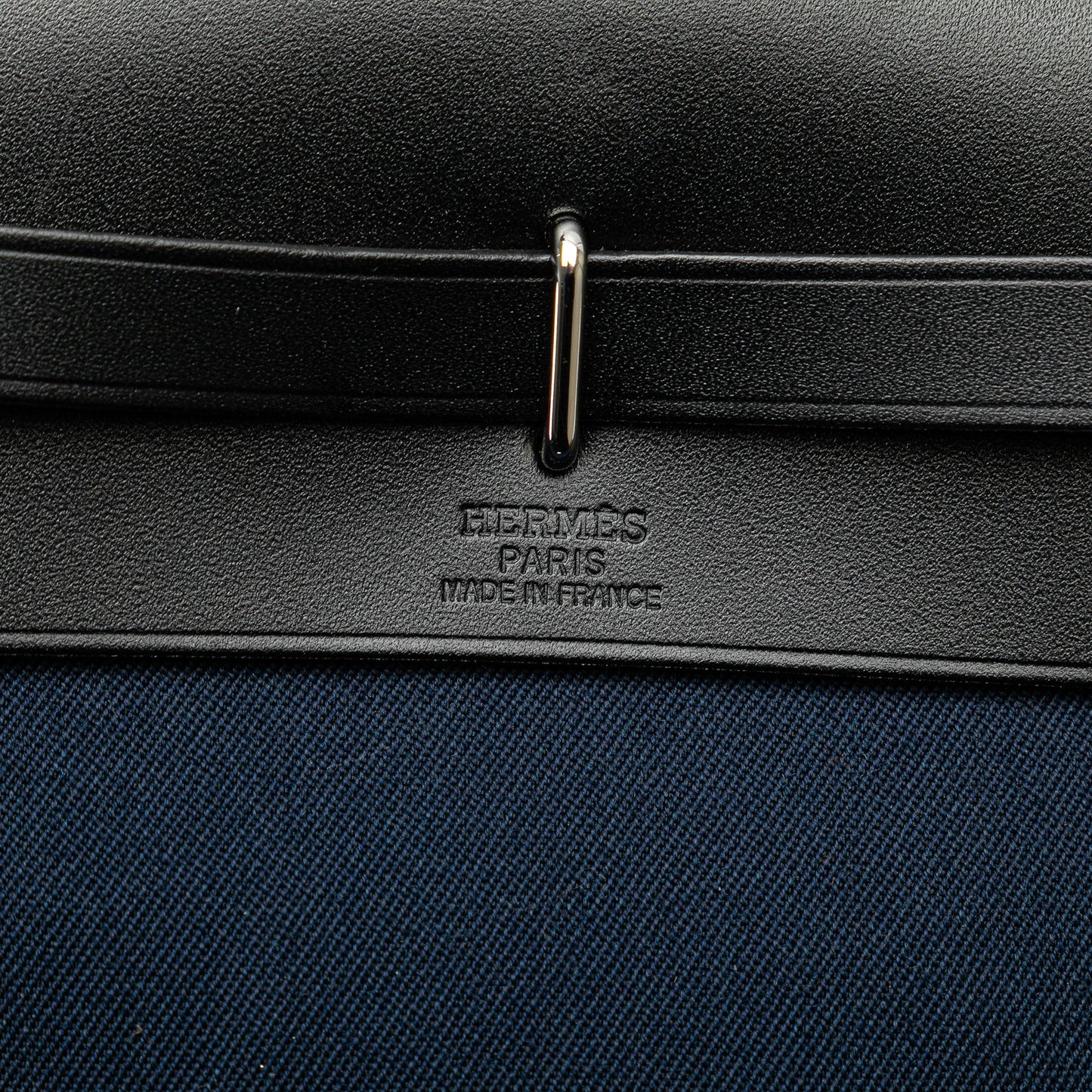 Hermès Toile Herbag TPM Blue