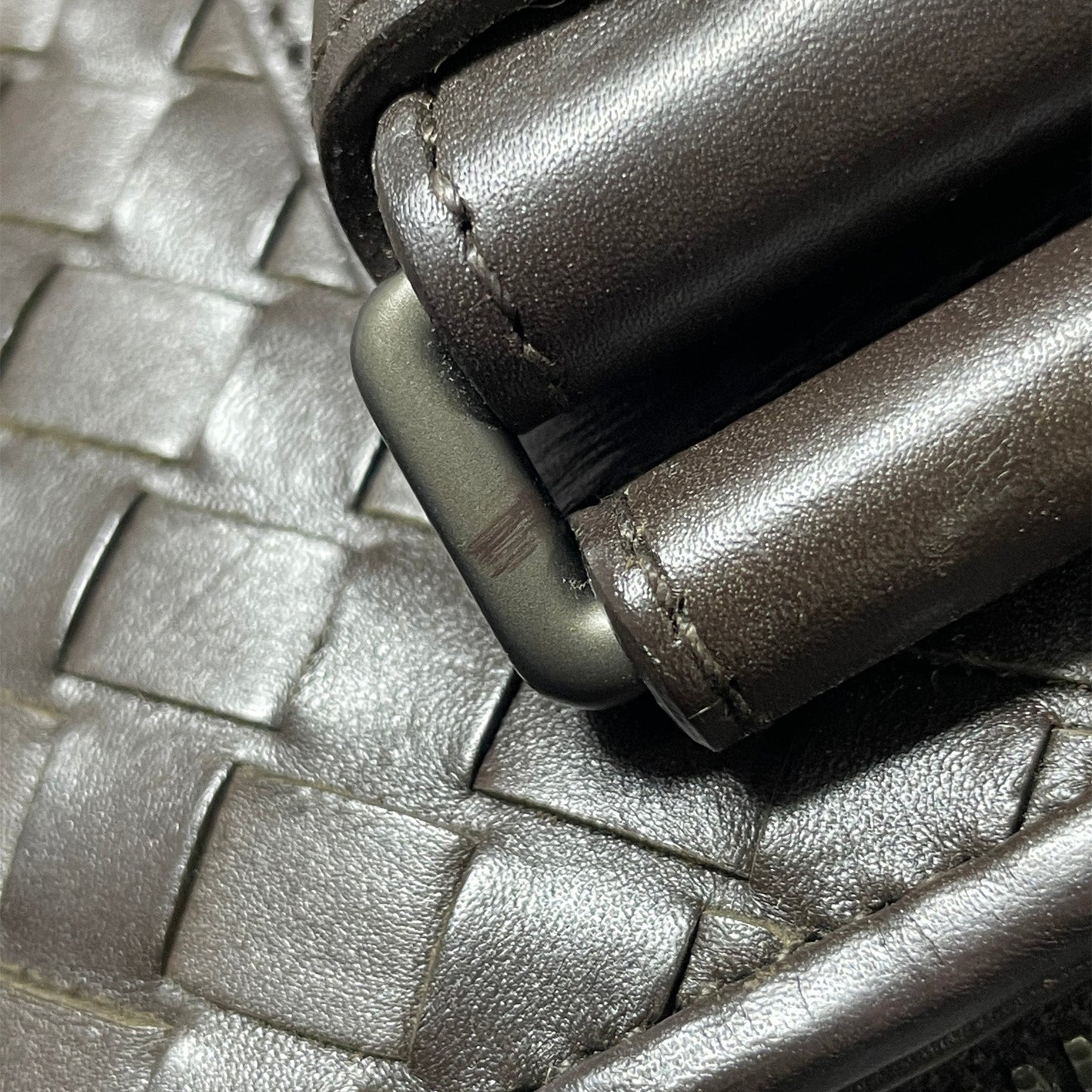 Bottega Veneta Intrecciato Business Bag Brown