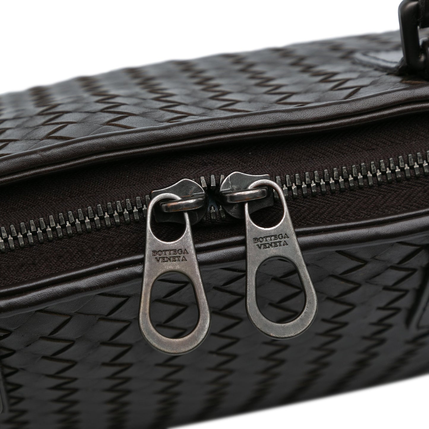 Bottega Veneta Intrecciato Business Bag Brown