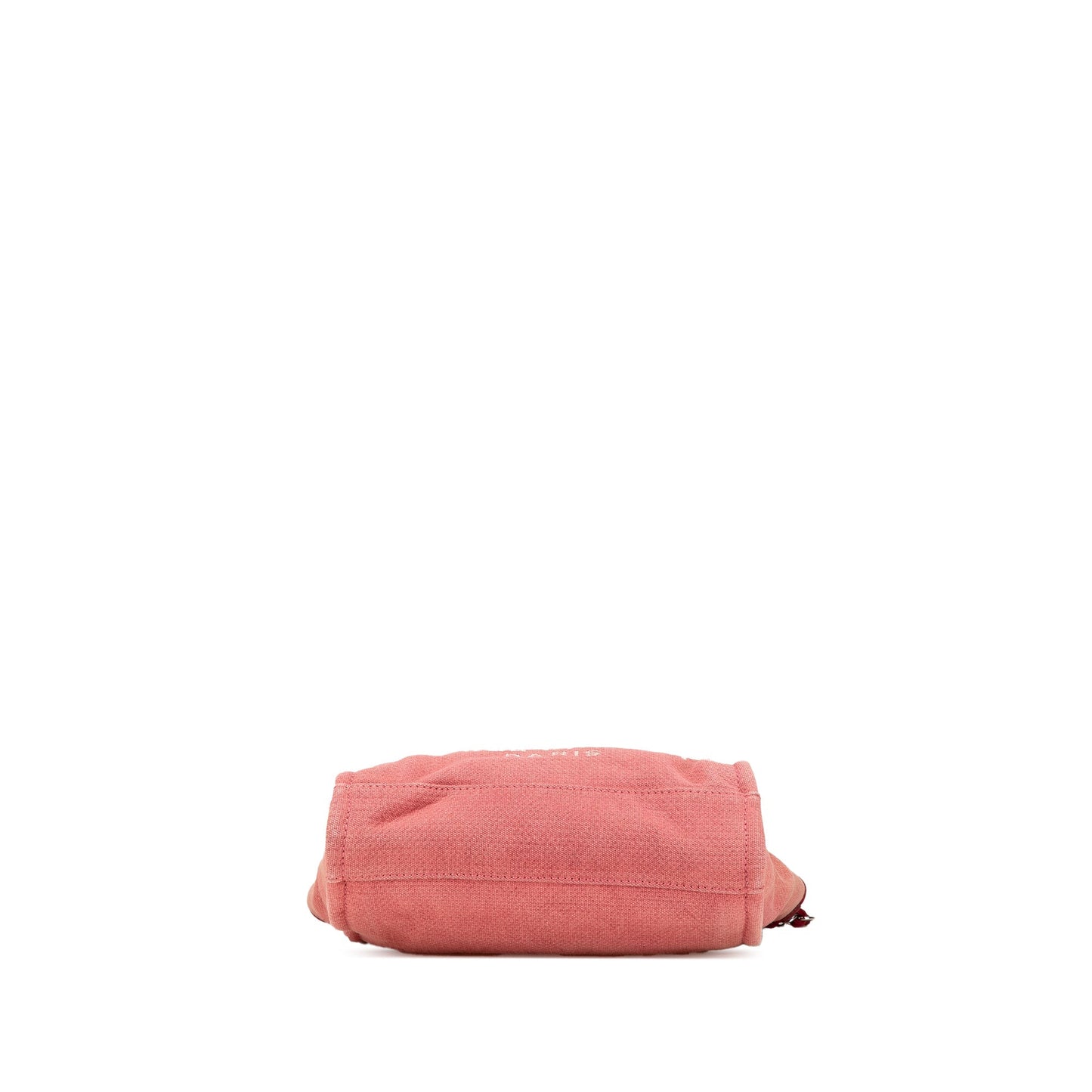 Chanel Mini Canvas Deauville Tote Red