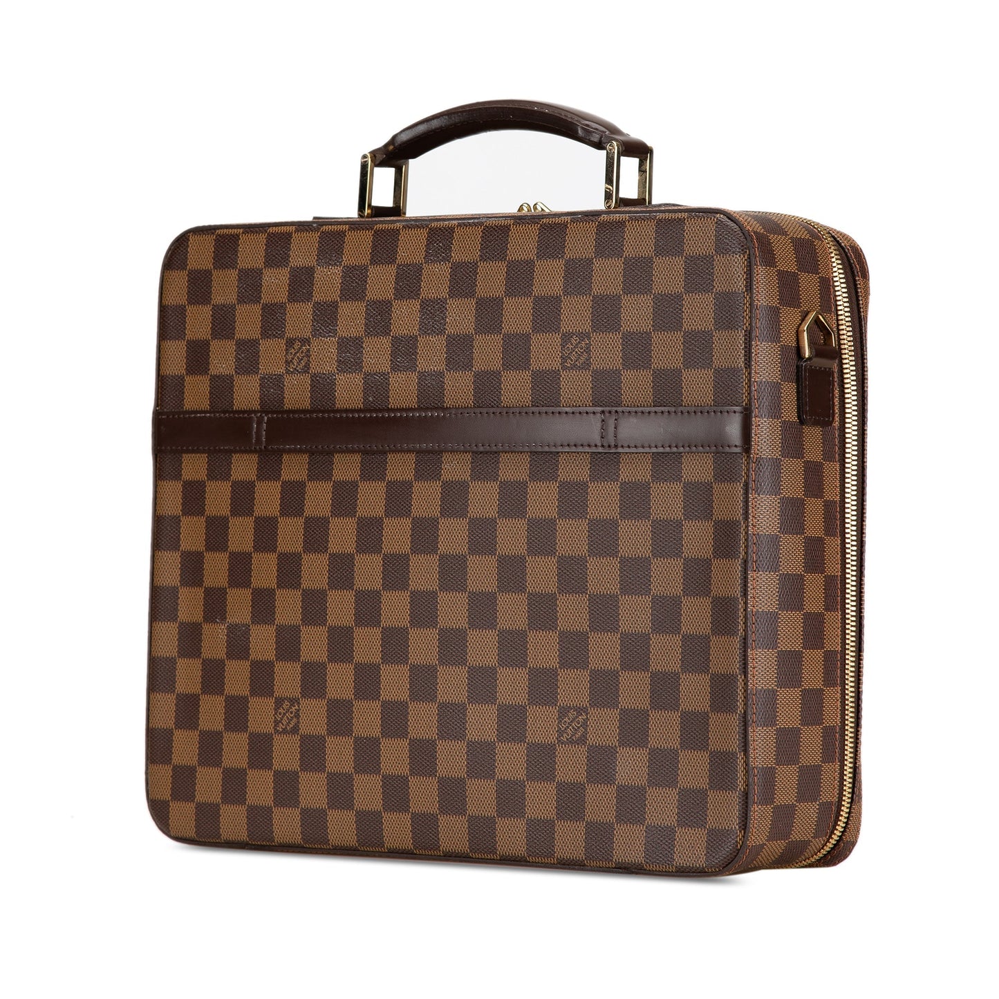 Louis Vuitton Damier Ebene Porte Ordinateur Sabana Brown
