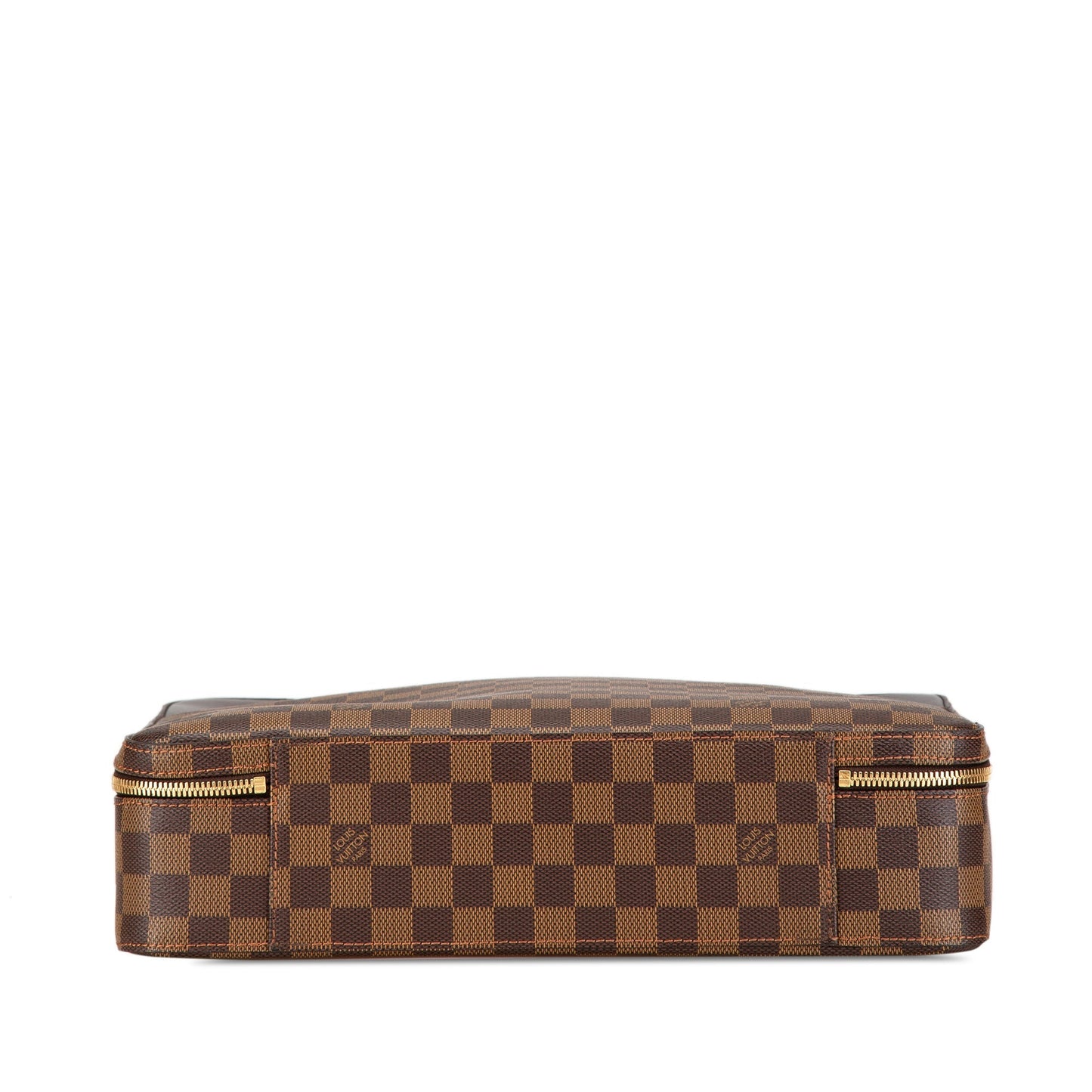 Louis Vuitton Damier Ebene Porte Ordinateur Sabana Brown