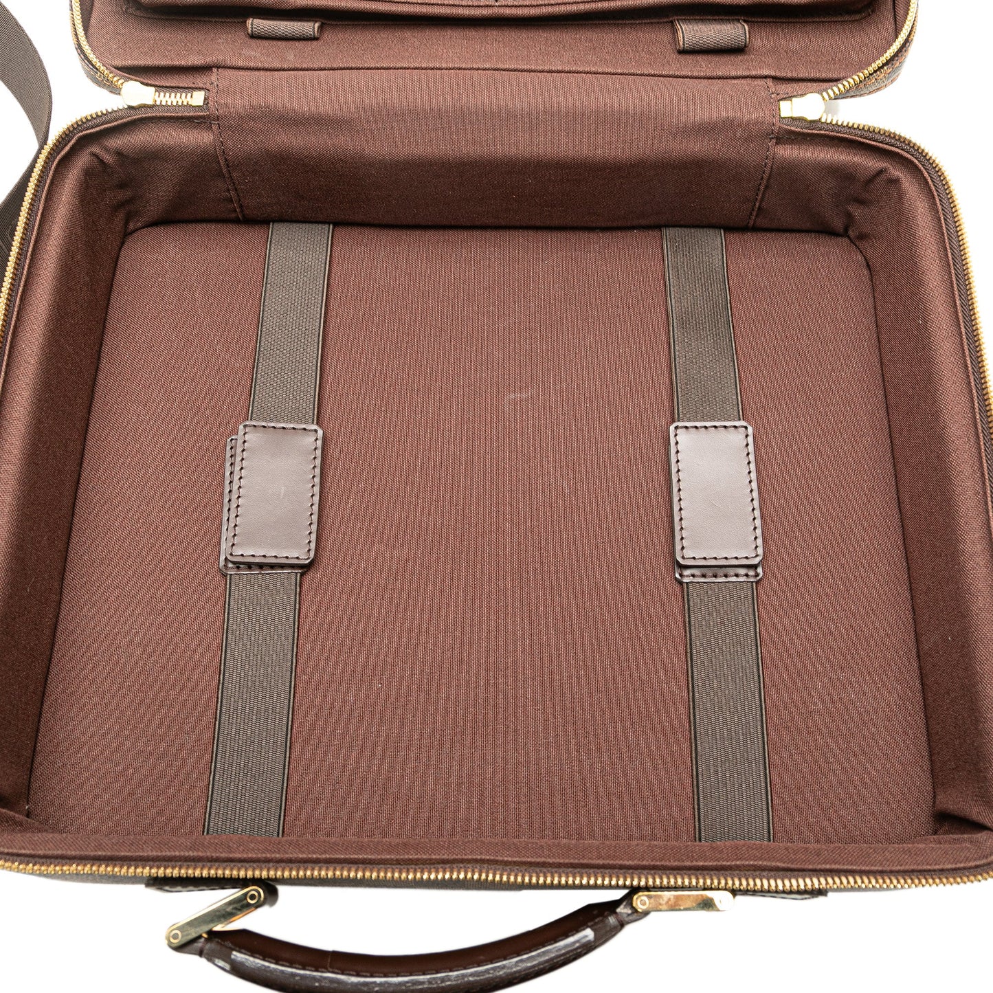 Louis Vuitton Damier Ebene Porte Ordinateur Sabana Brown
