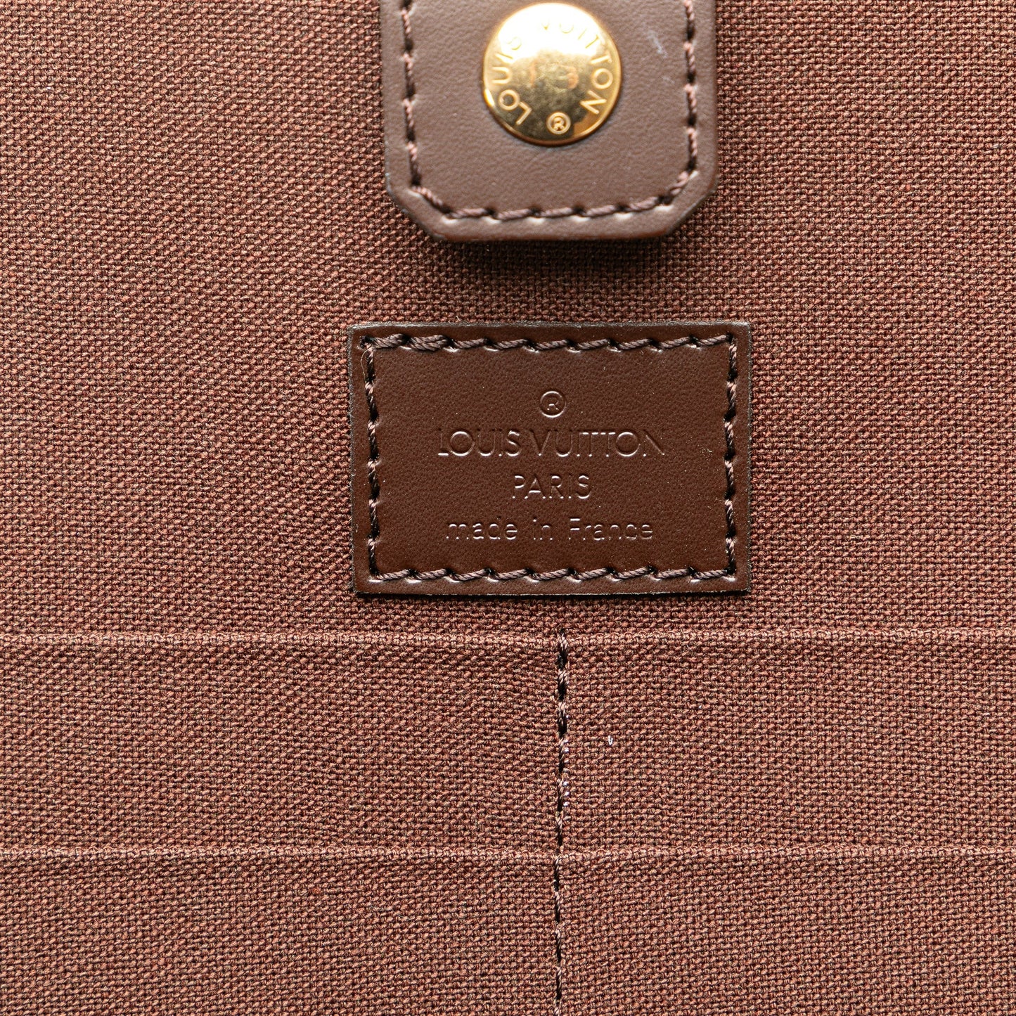 Louis Vuitton Damier Ebene Porte Ordinateur Sabana Brown