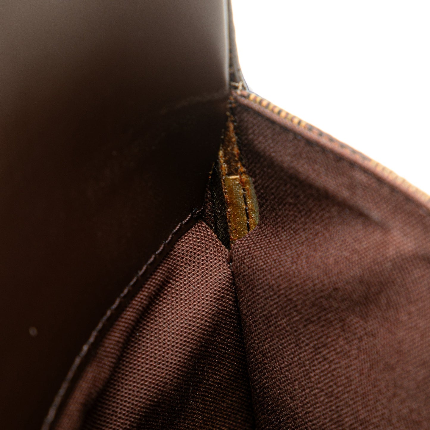 Louis Vuitton Damier Ebene Porte Ordinateur Sabana Brown
