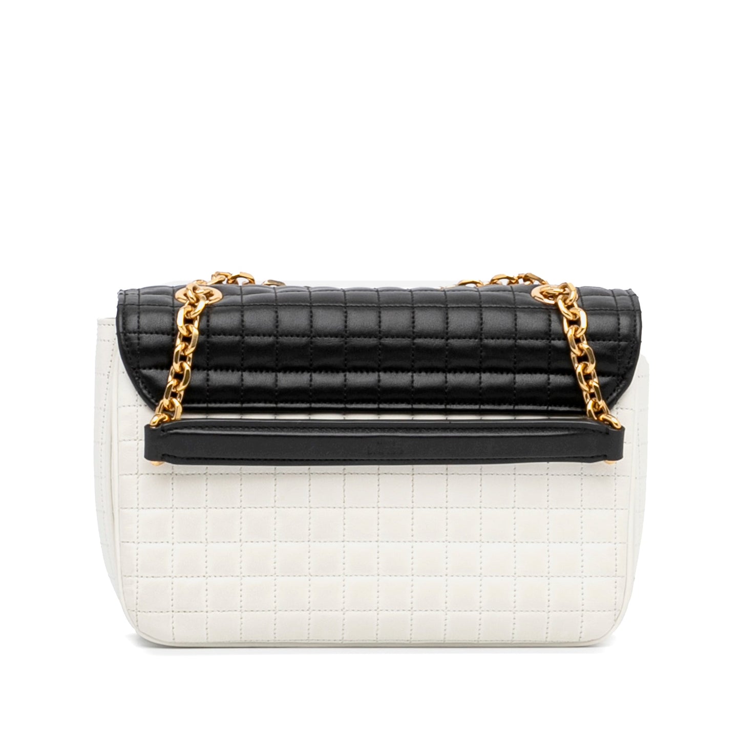 Celine Medium Quilted C Bag White