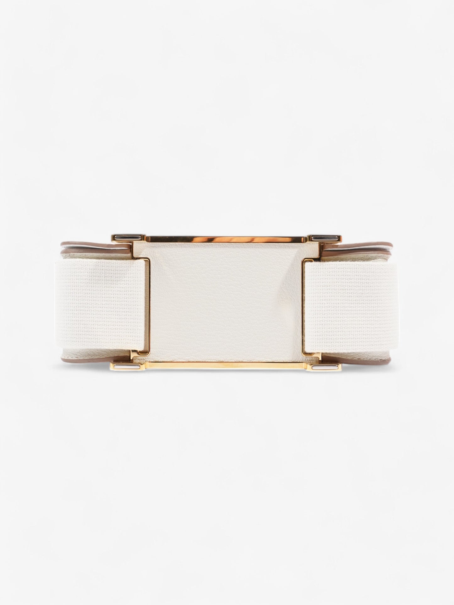Hermes Geta Bag Mushroom Chevre Leather