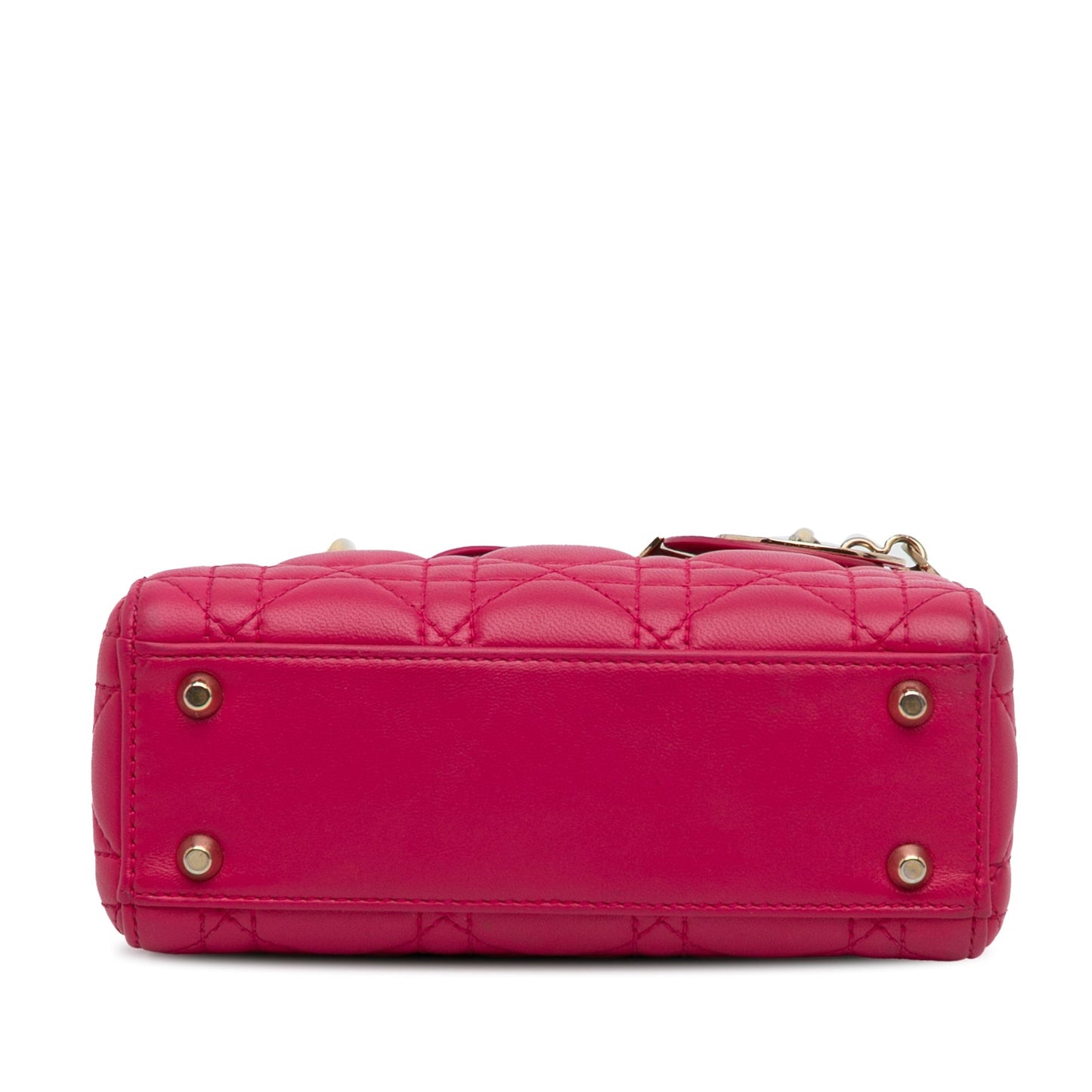 Dior Mini Lambskin Cannage Lady Dior Pink