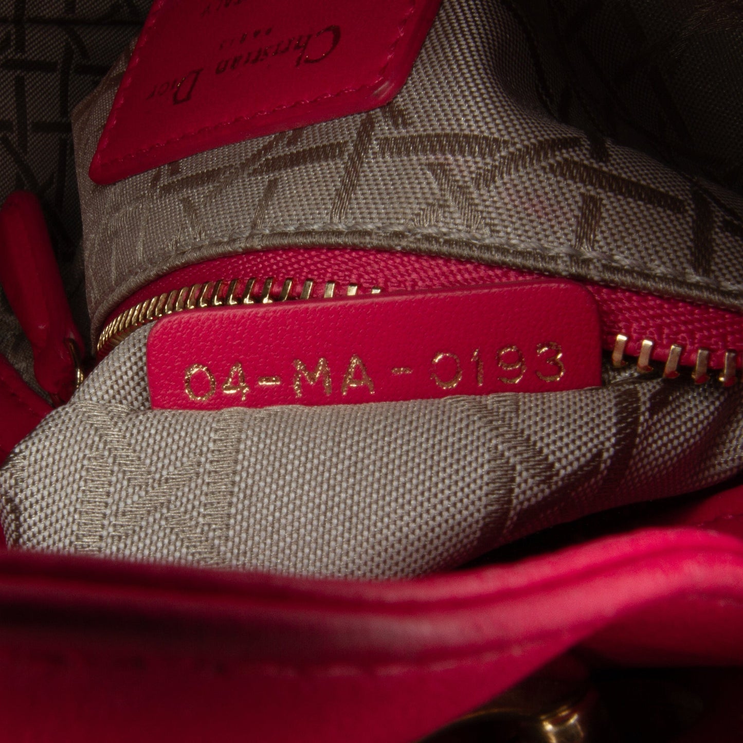 Dior Mini Lambskin Cannage Lady Dior Pink