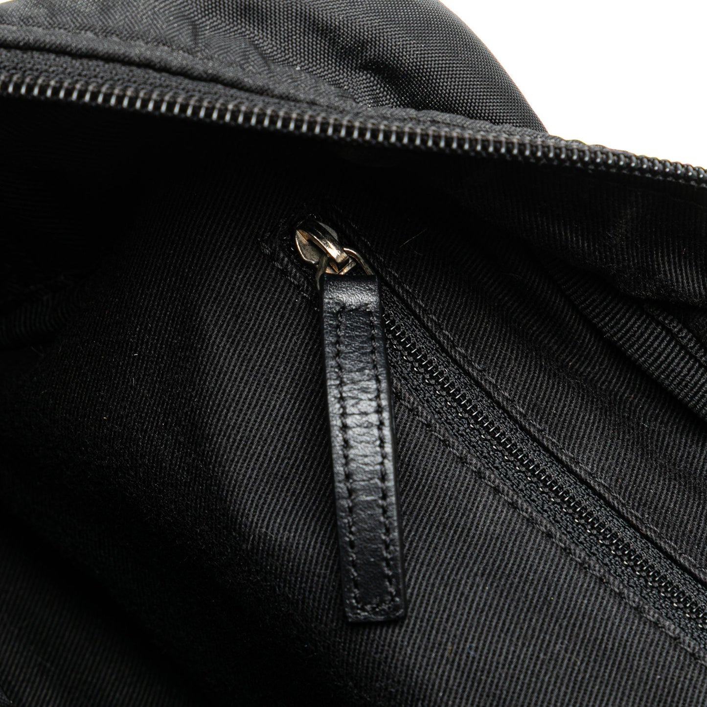 Chanel Paris New York Quilted Nylon Duffle Handbag Black