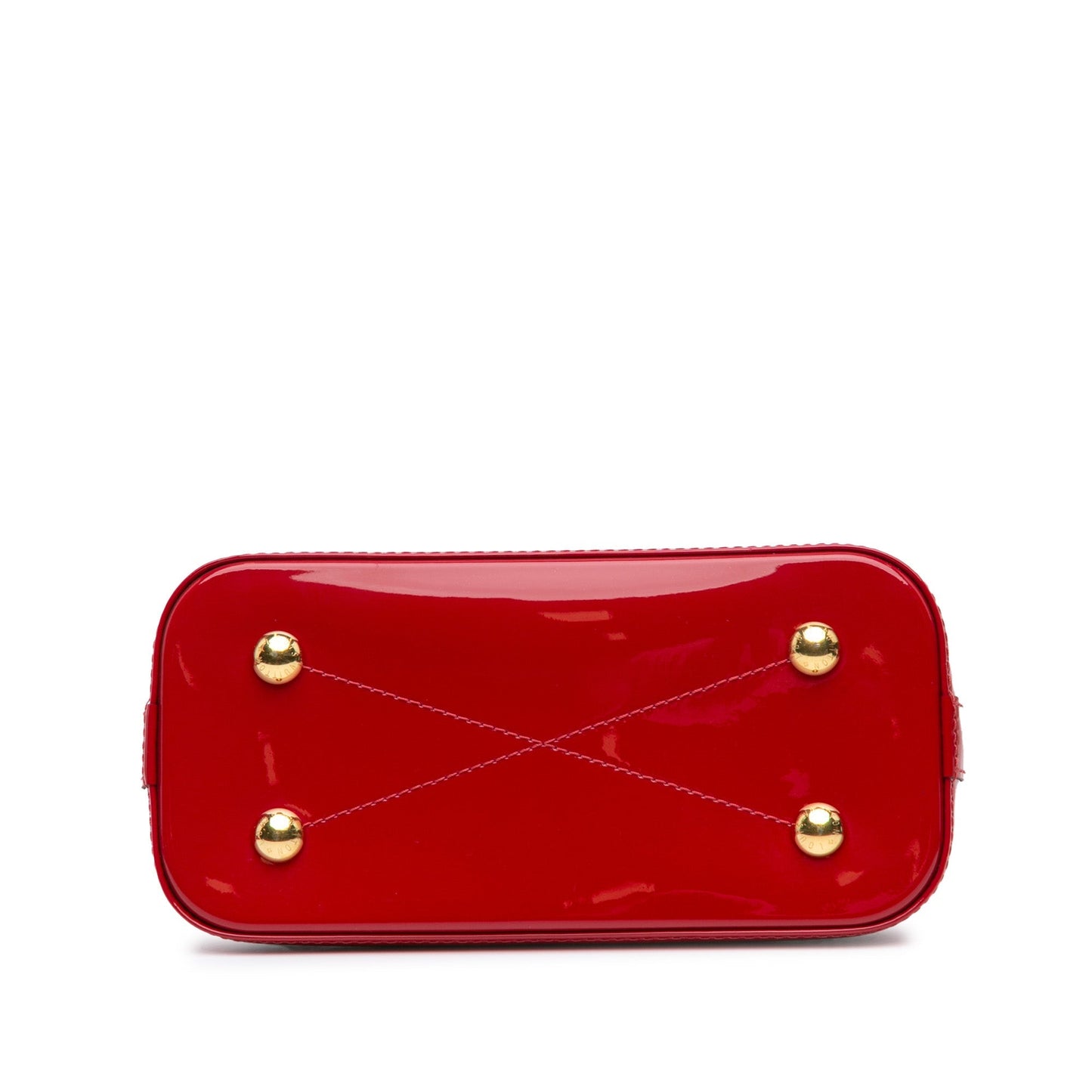 Louis Vuitton Vernis Miroir Alma BB Red