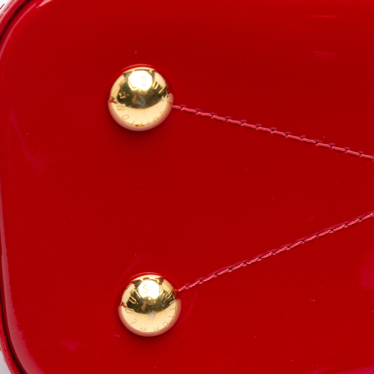 Louis Vuitton Vernis Miroir Alma BB Red